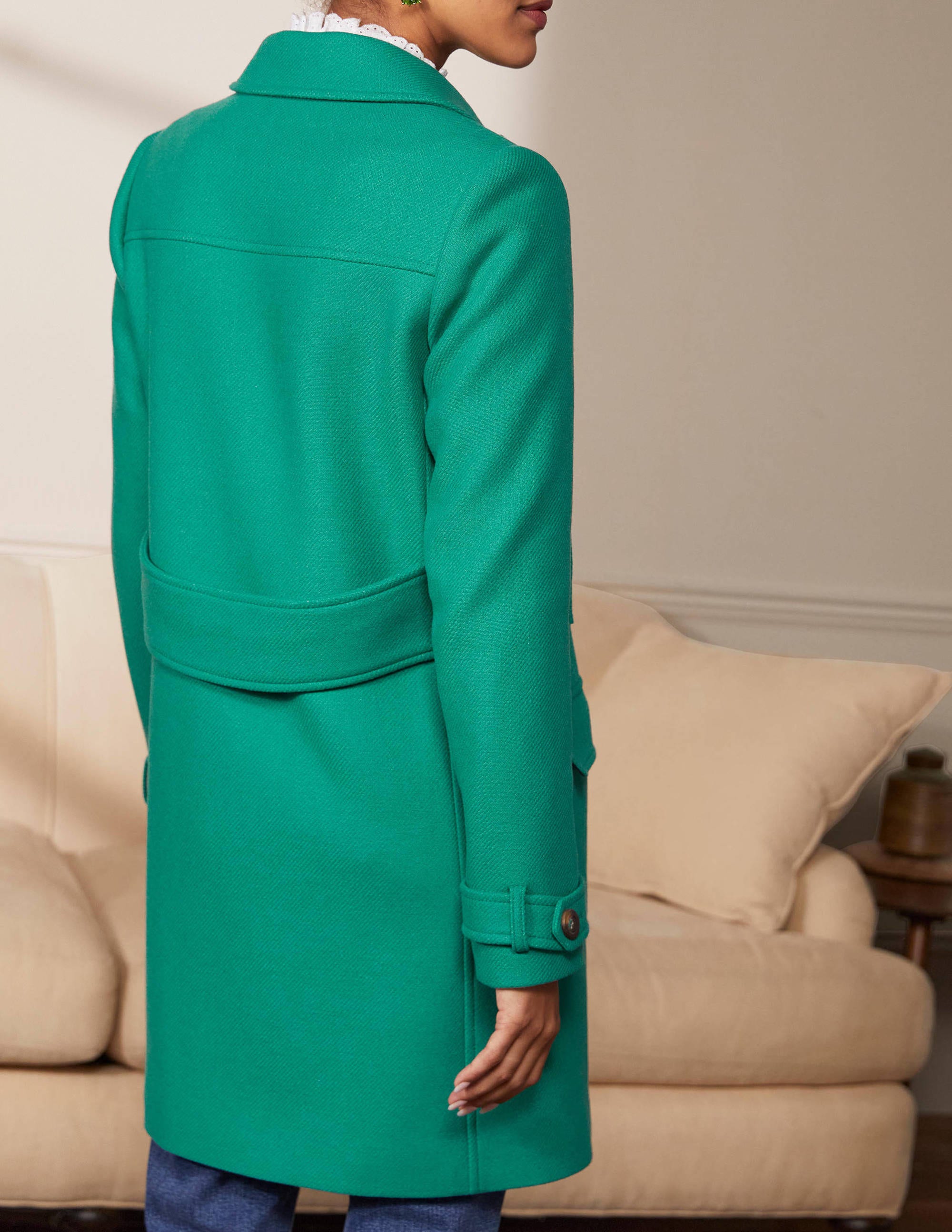 Durham Wool Blend Coat-Wild Meadow - Image 2