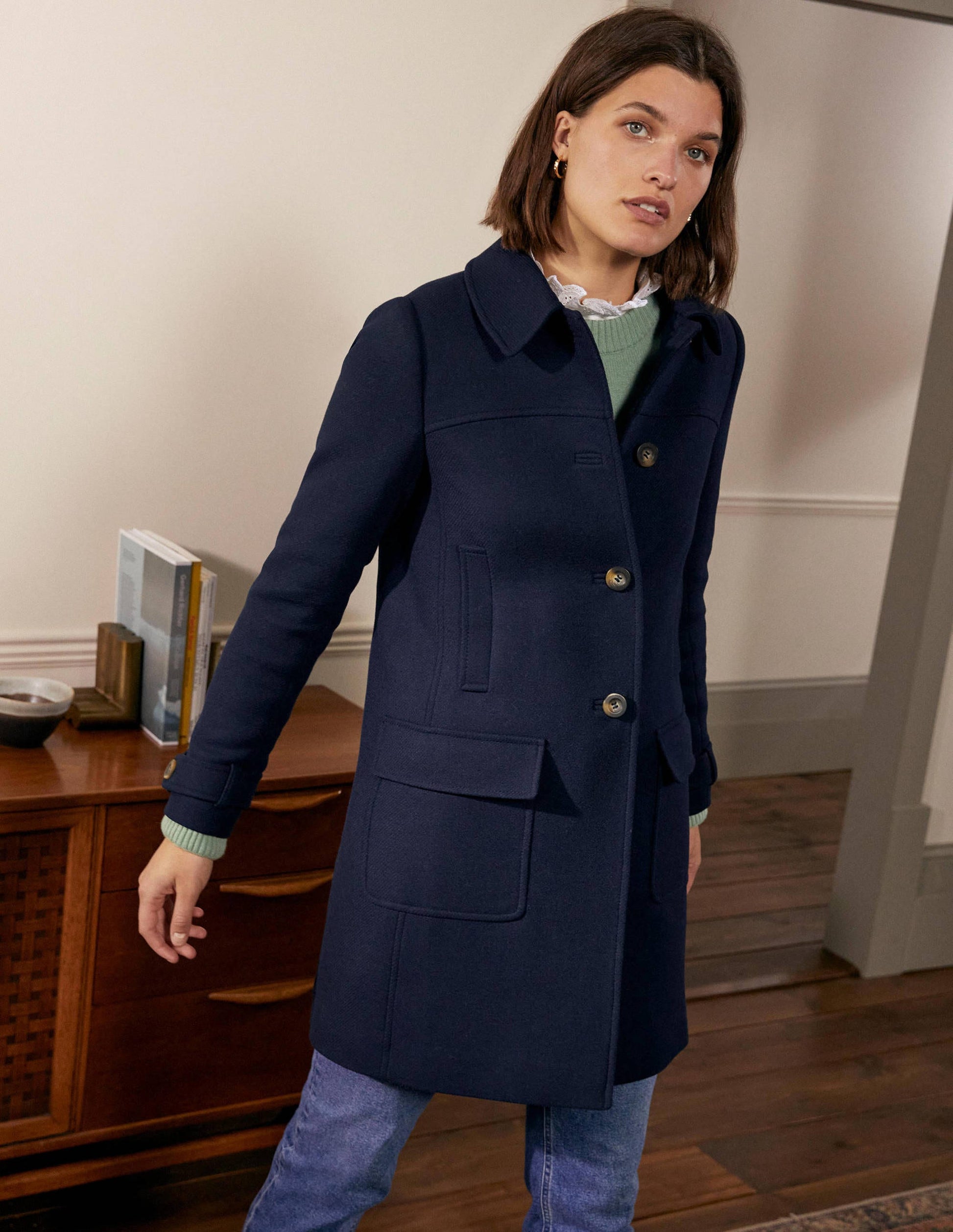 Durham Wool Blend Coat-Navy-4