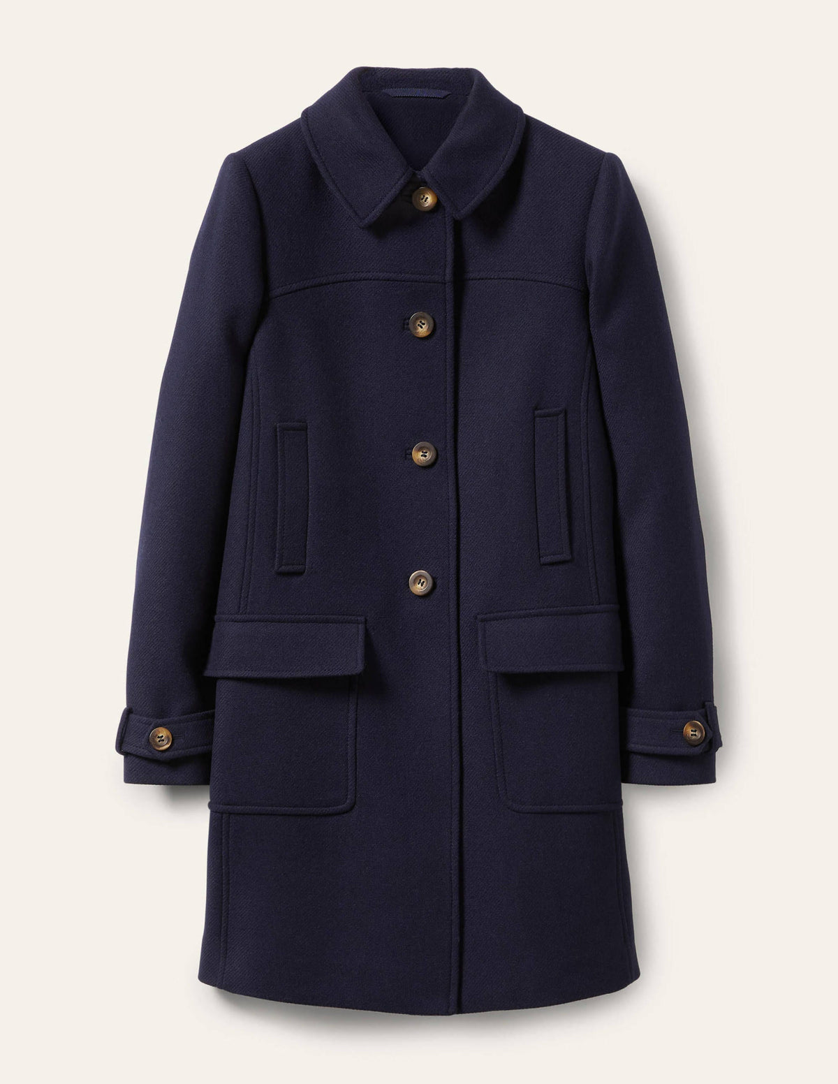 Durham Wool Blend Coat-Navy-5