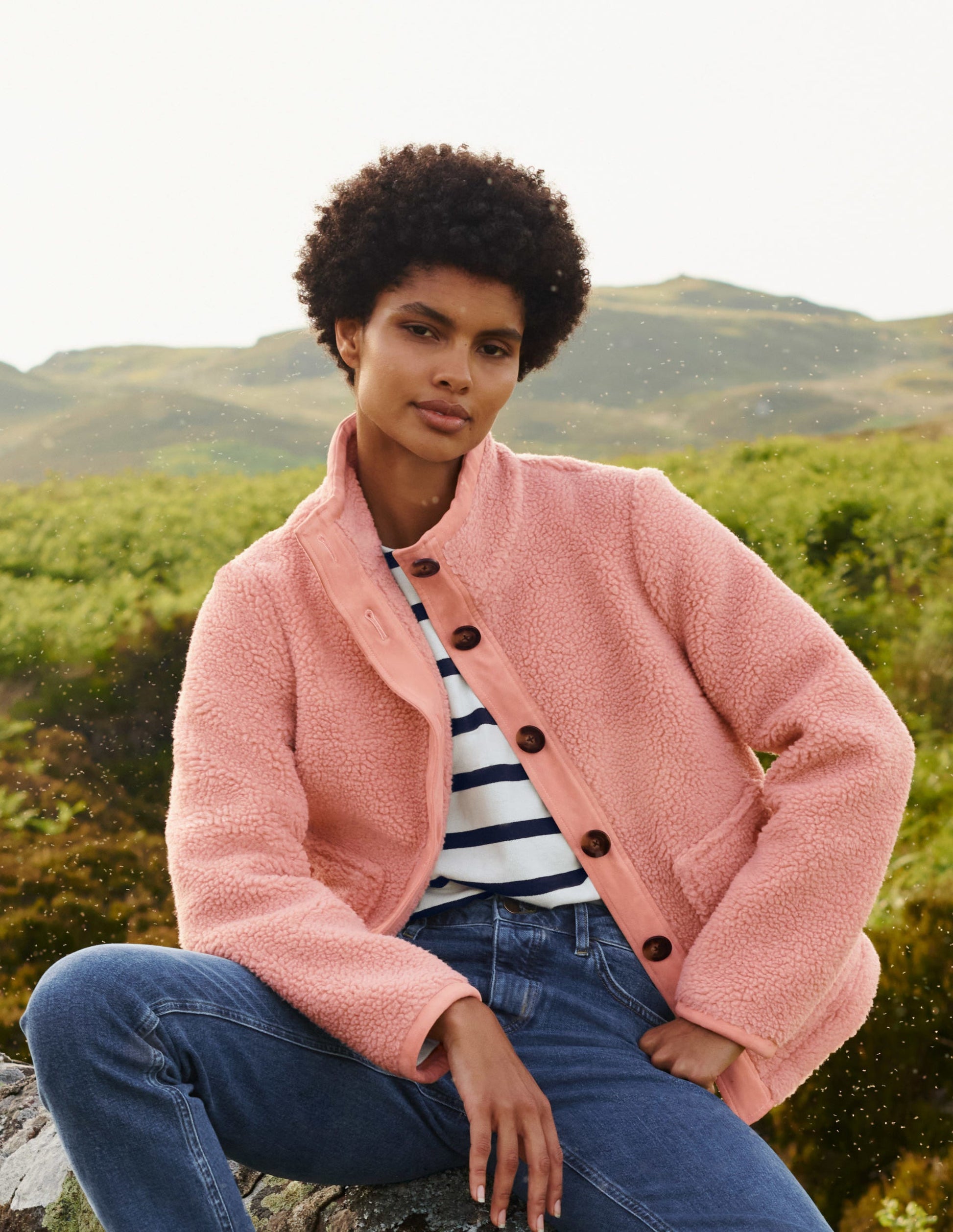 Marcia Sherpa Jacket-Milkshake-5