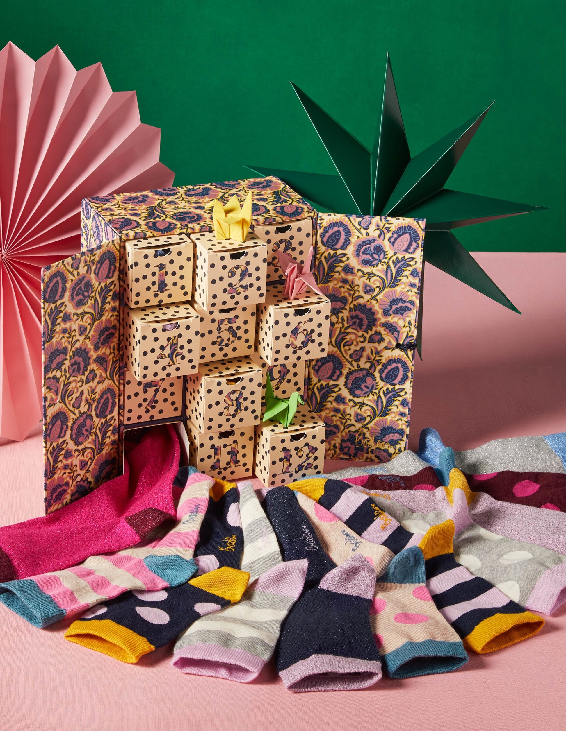 12 Days Of Advent Socks-Multi-1