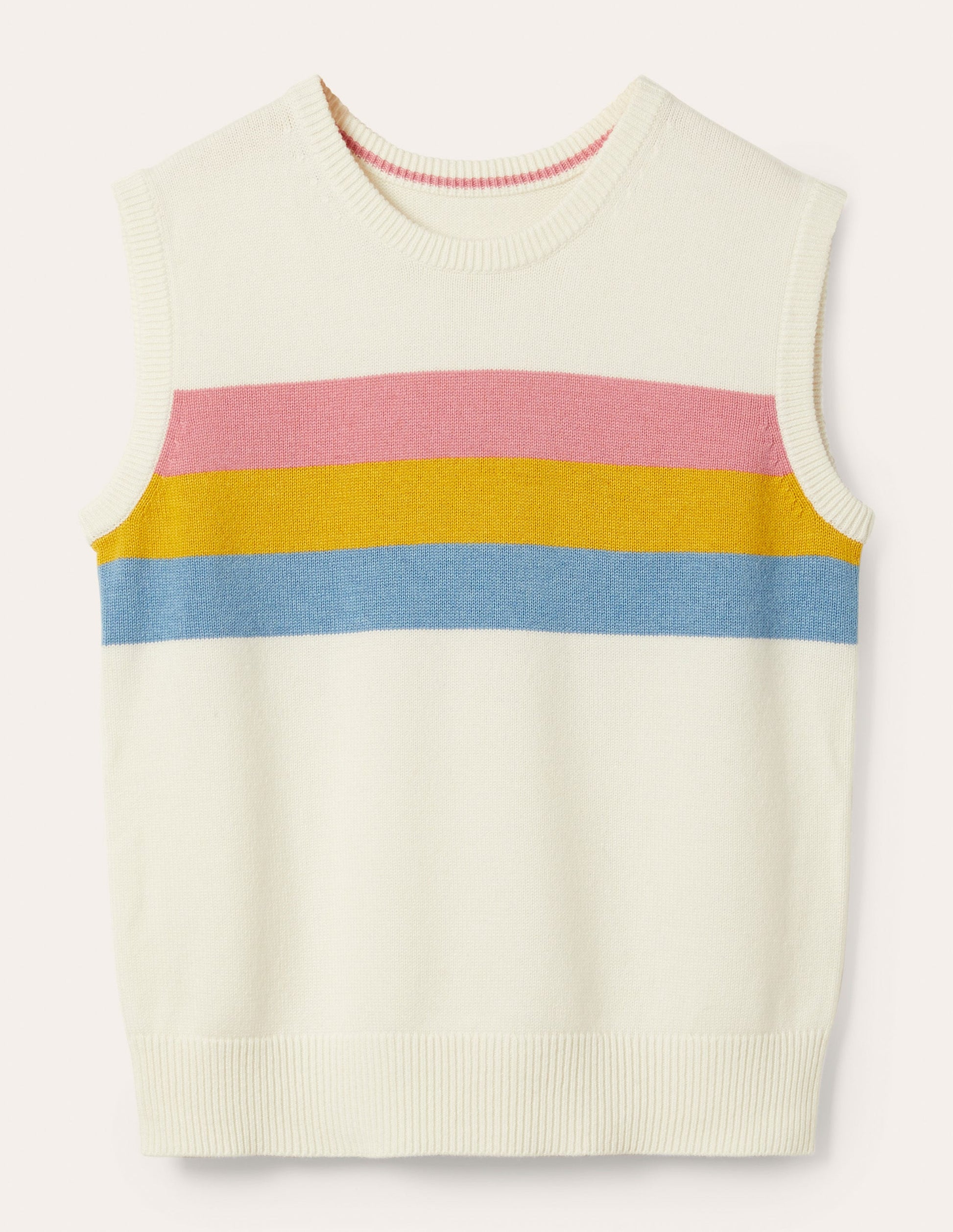 Fiona Tank-Ivory, Placement Stripe-5