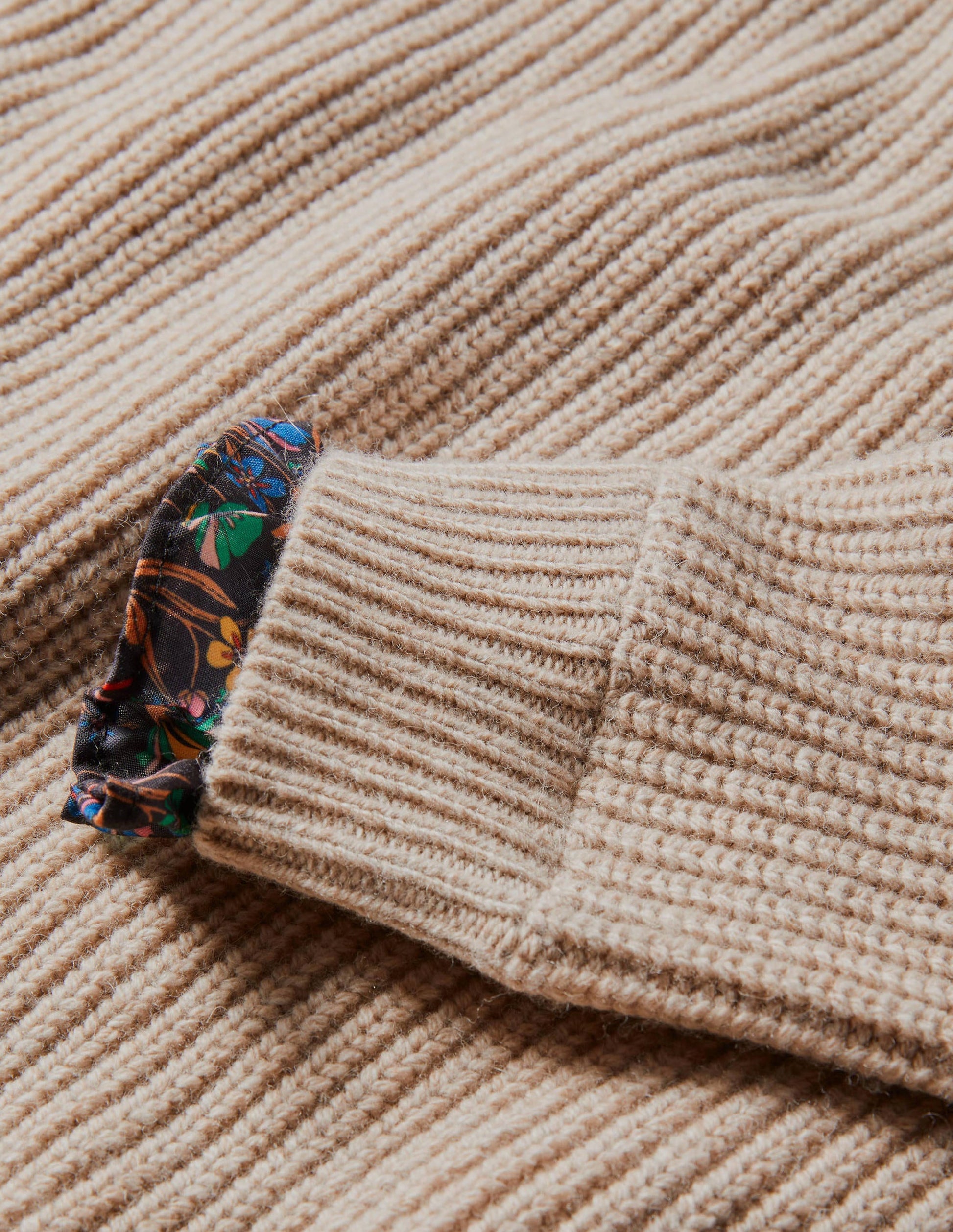Relaxed Woven Mix Jumper-Chinchilla Melange-6
