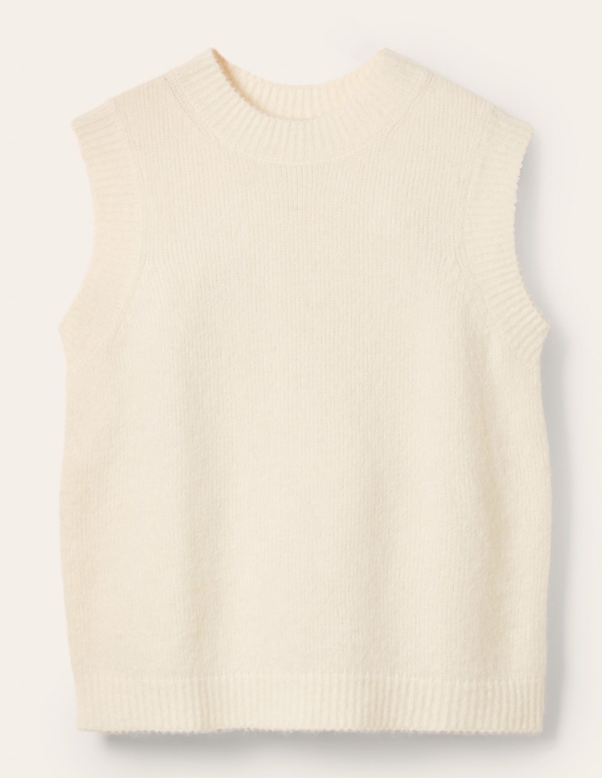Fluffy Tank Top-Ivory-6