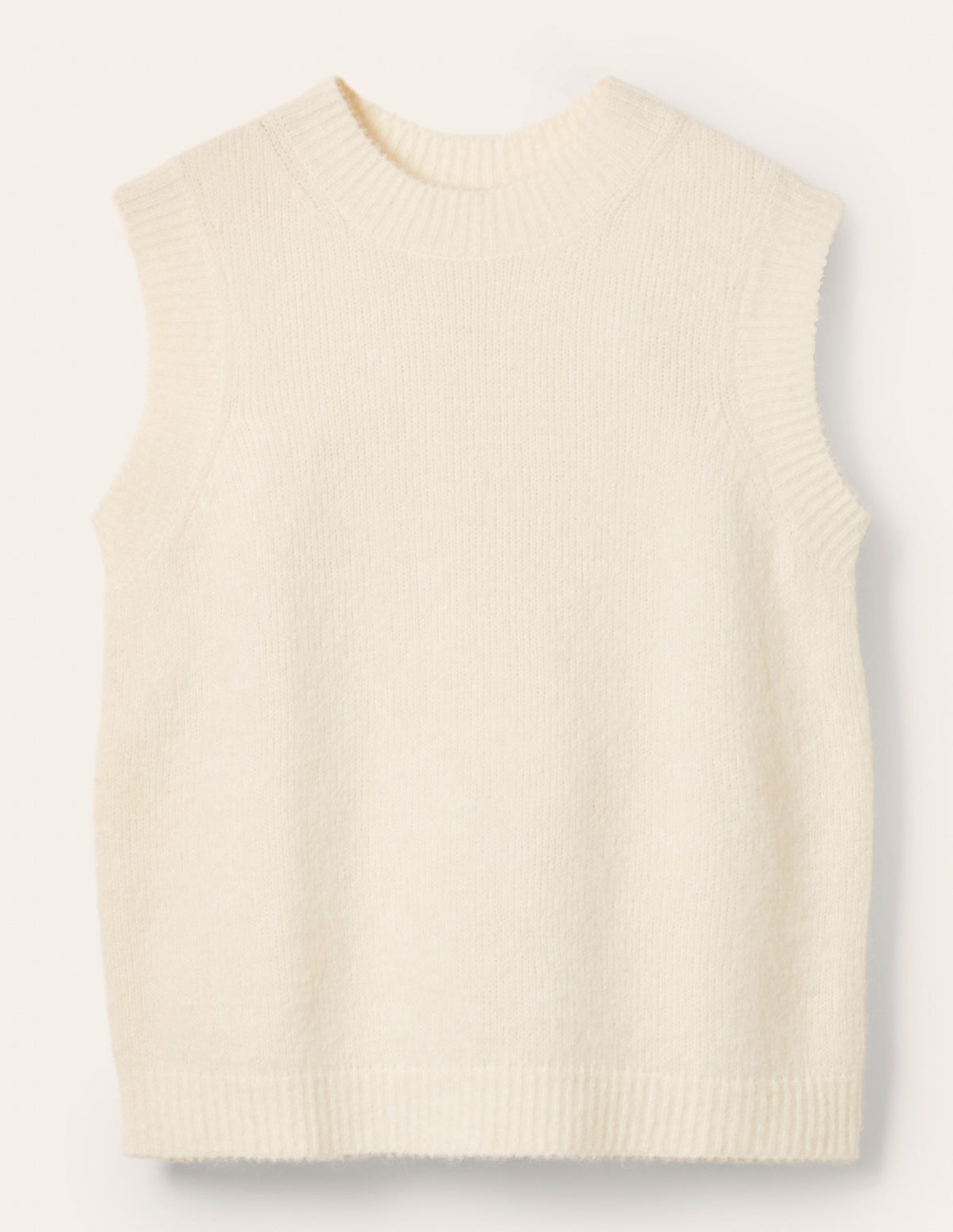 Fluffy Tank Top-Ivory - Image 6