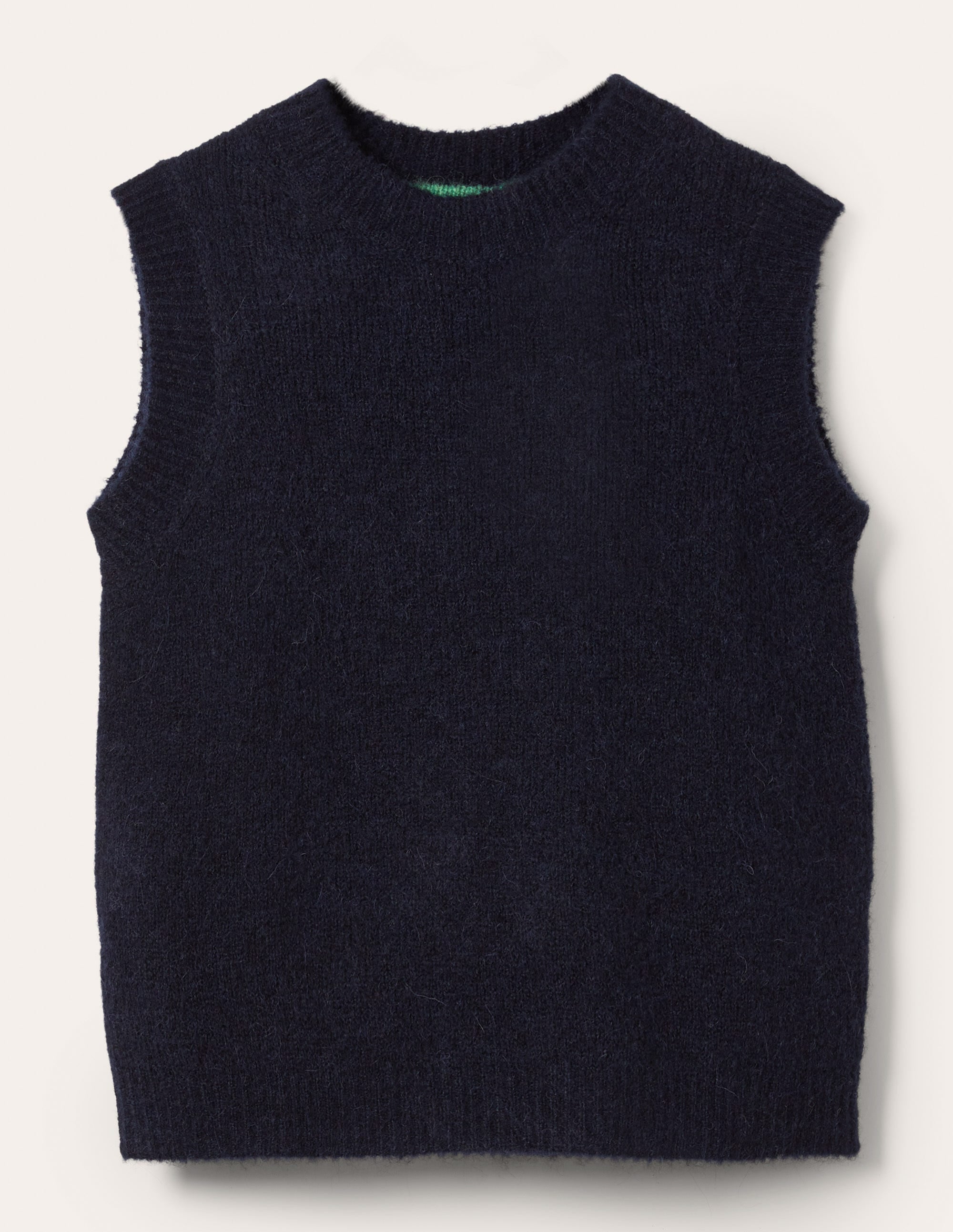 Fluffy Tank Top-Navy - Image 5