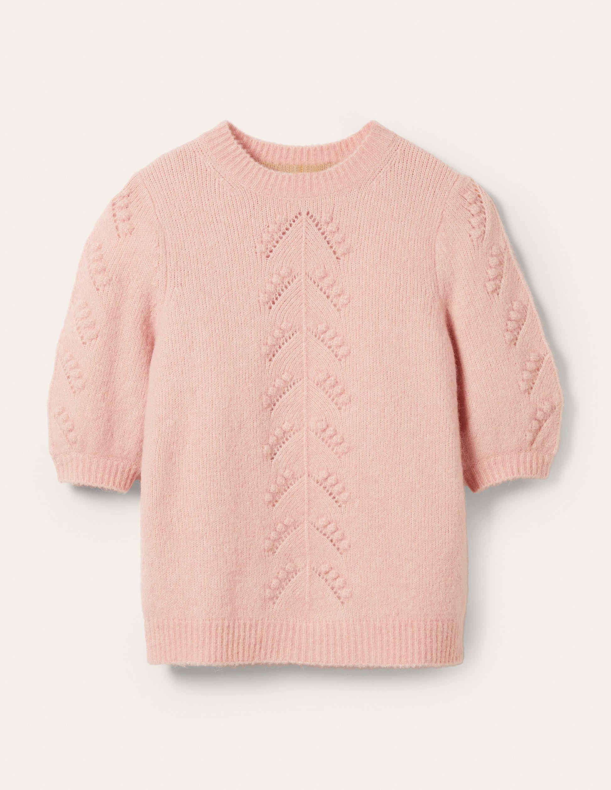 Fluffy Knitted T-shirt-Milkshake-6