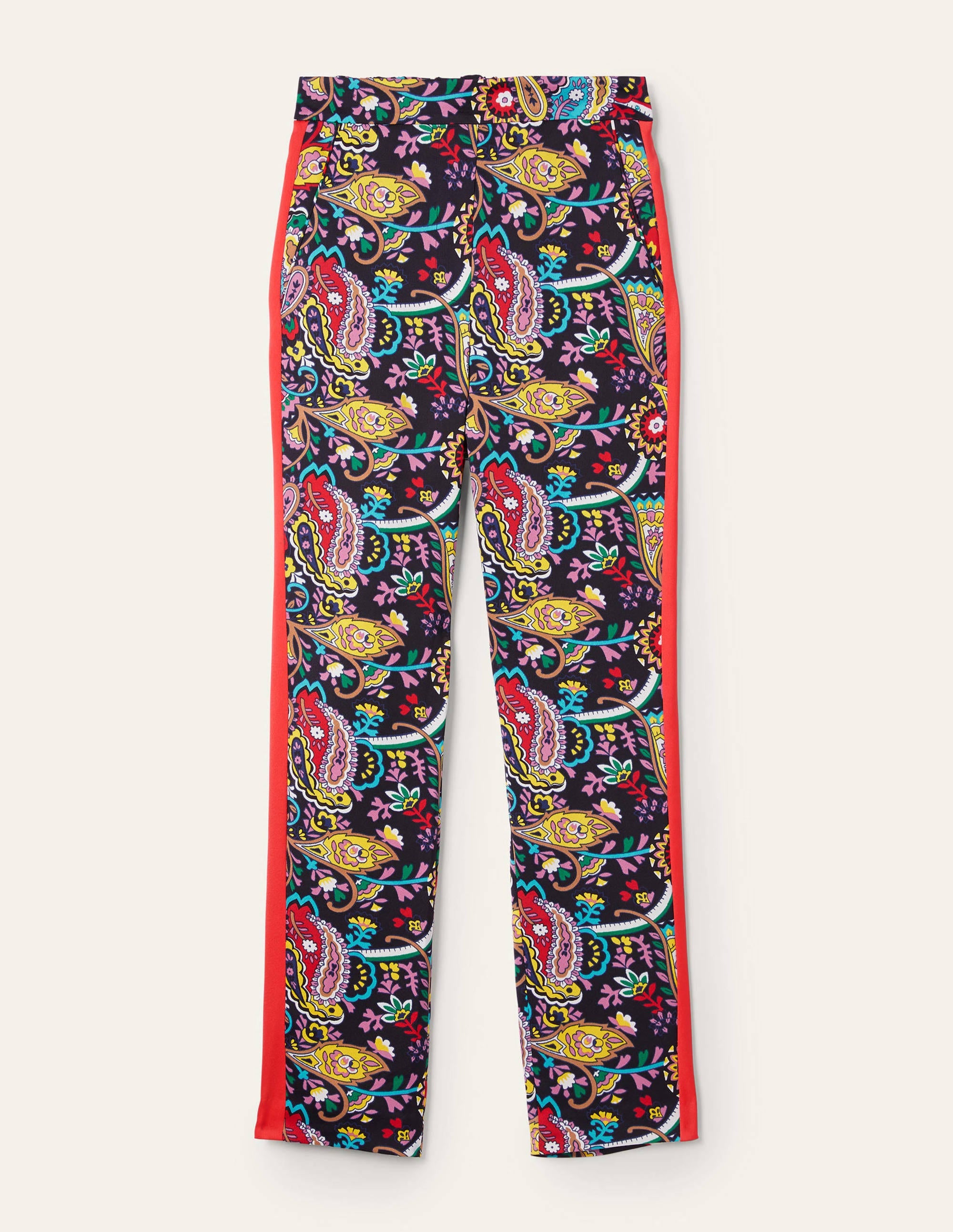 Ludlow Satin Trousers-Black, Fantastical - Image 6