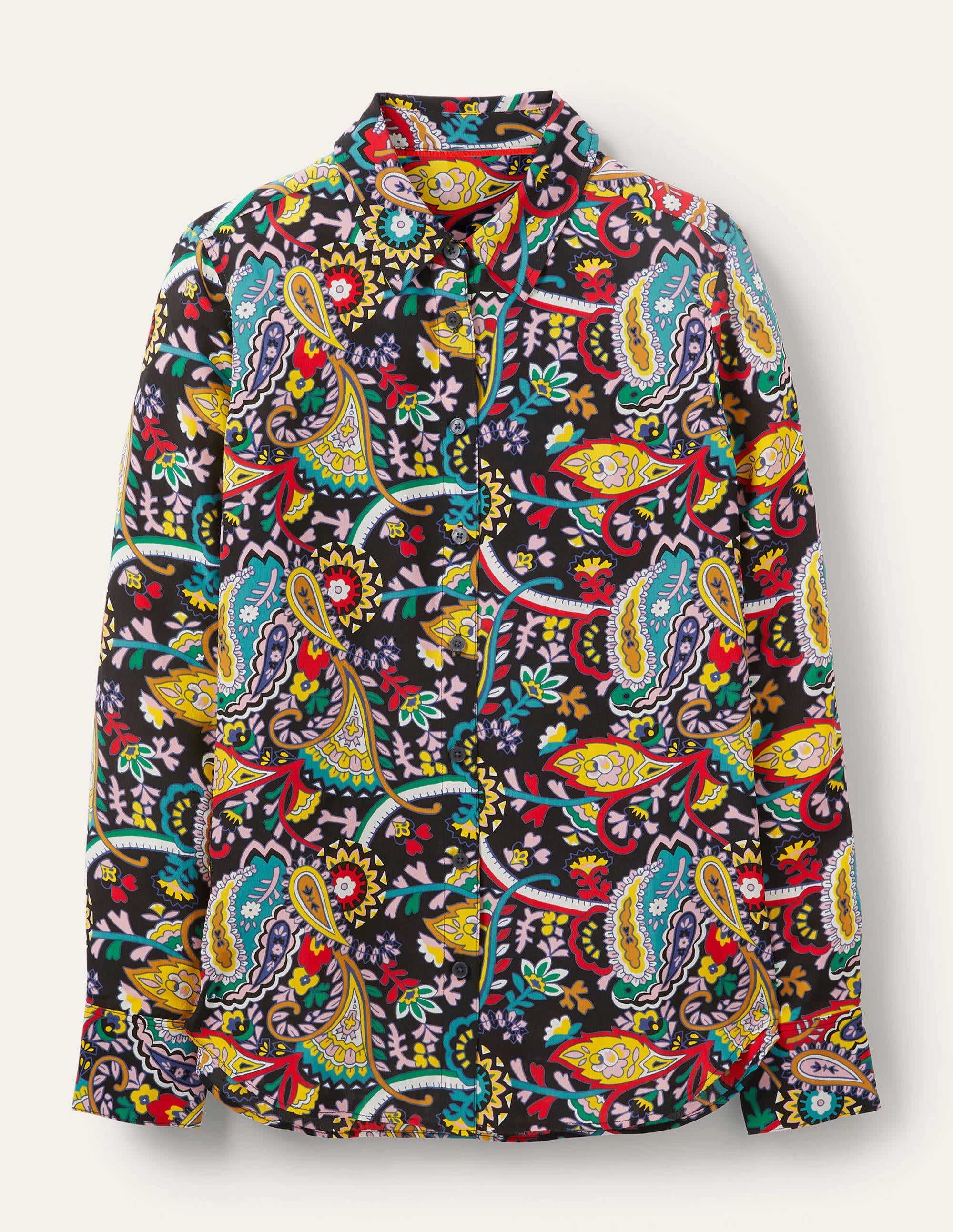Silk Shirt-Black, Fantastical - Image 6
