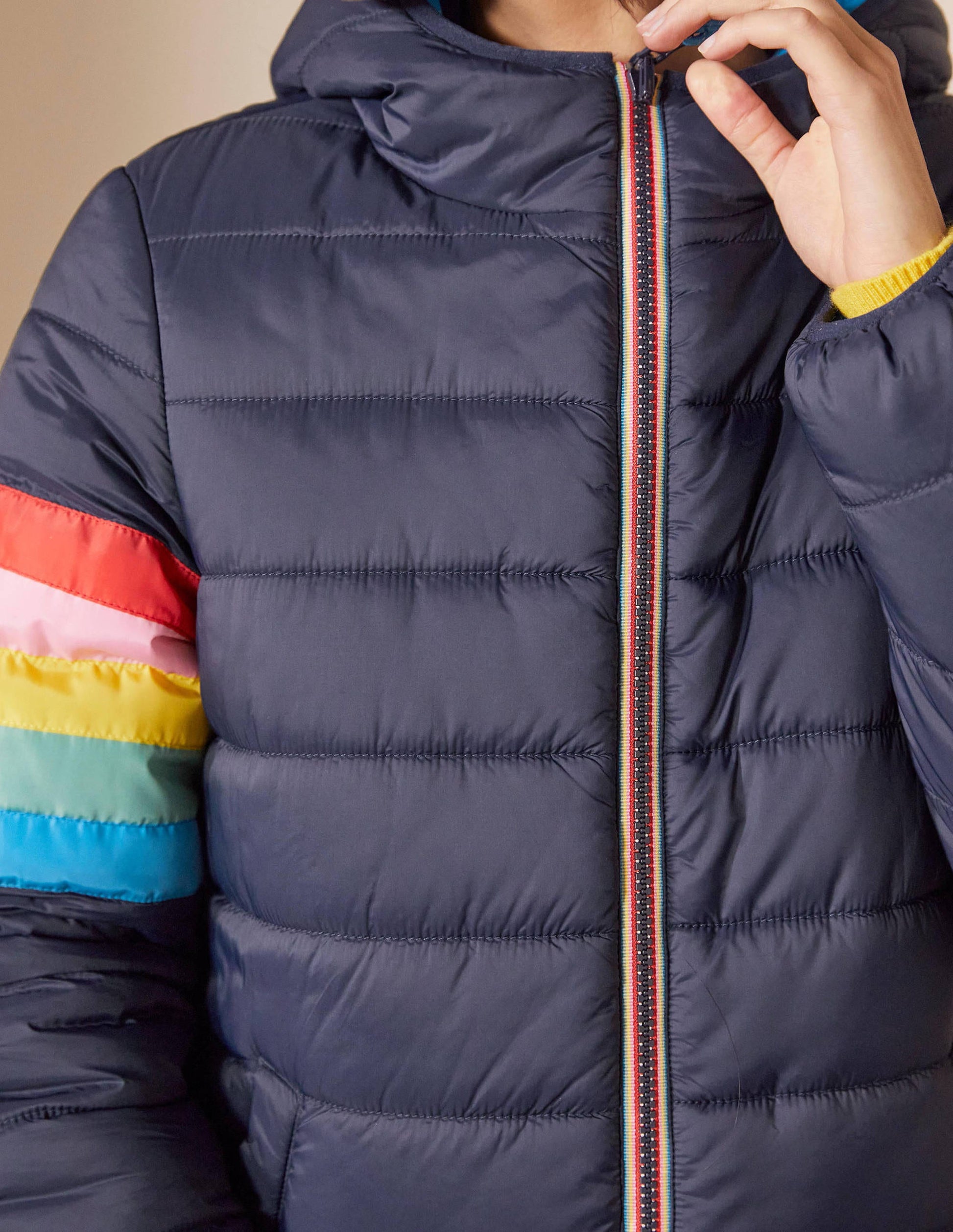 Reversible Puffer Jacket-Navy Stripe/Moroccan Blue-2