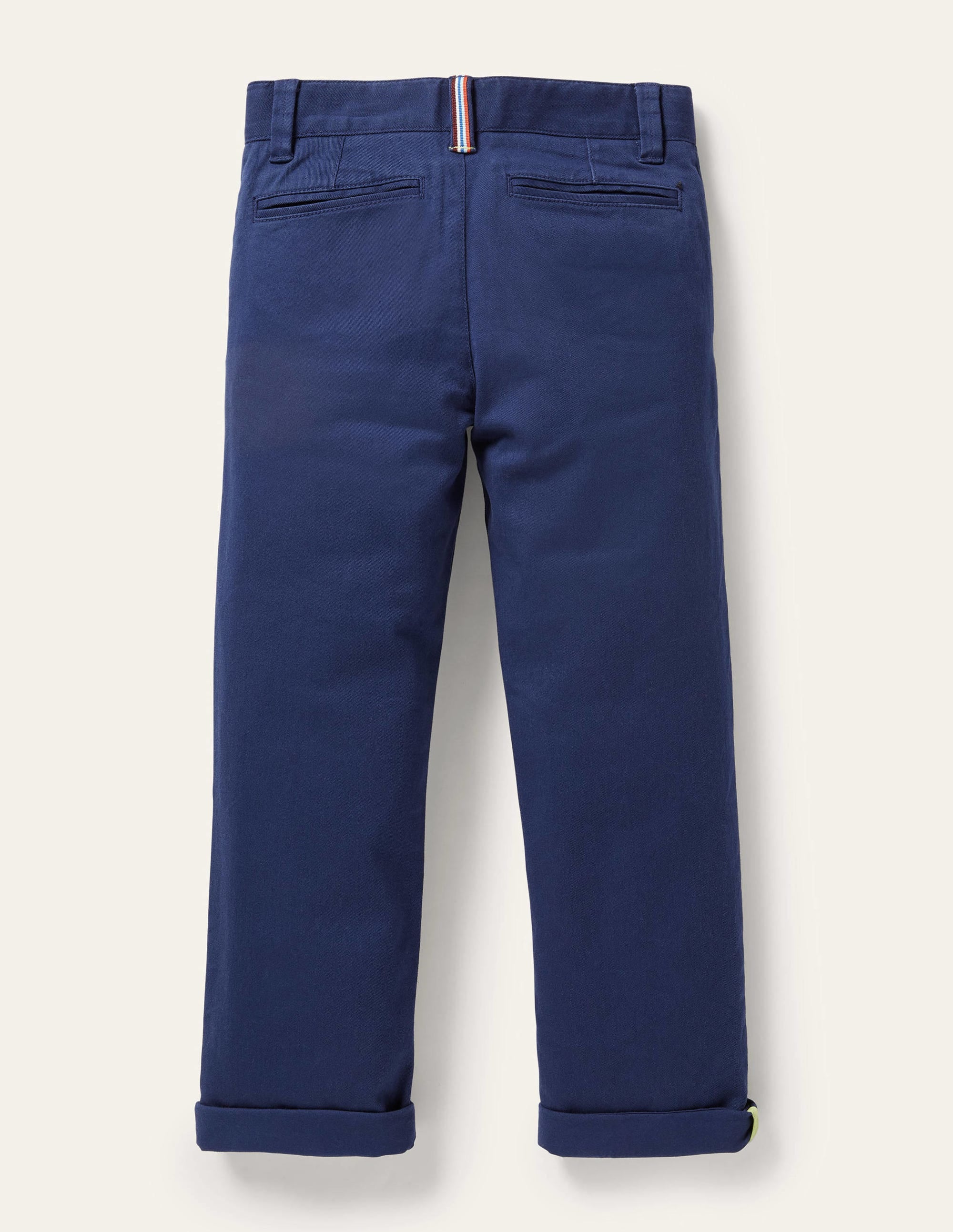 Chino Stretch Trousers-College Navy - Image 2