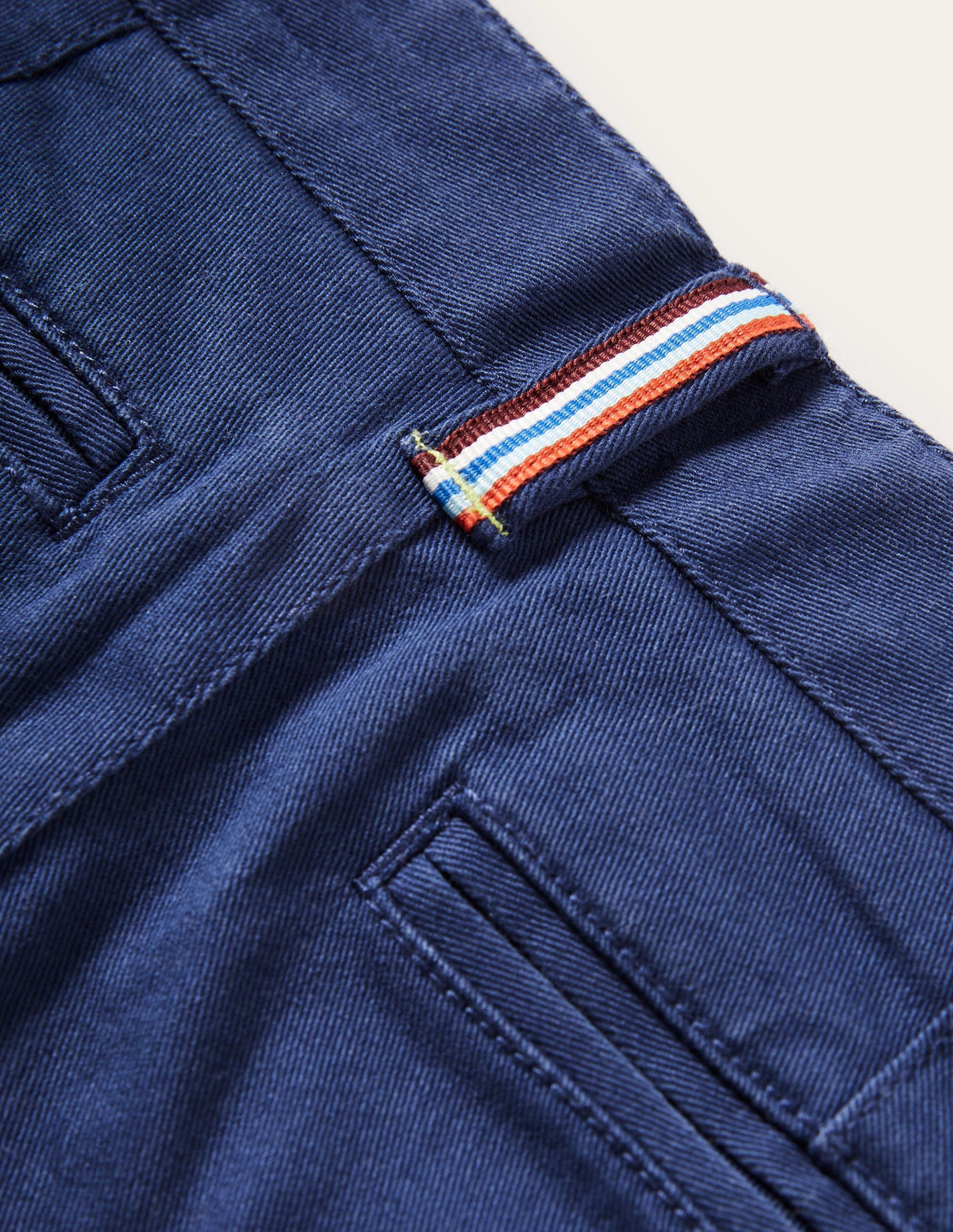 Chino Stretch Trousers-College Navy-3