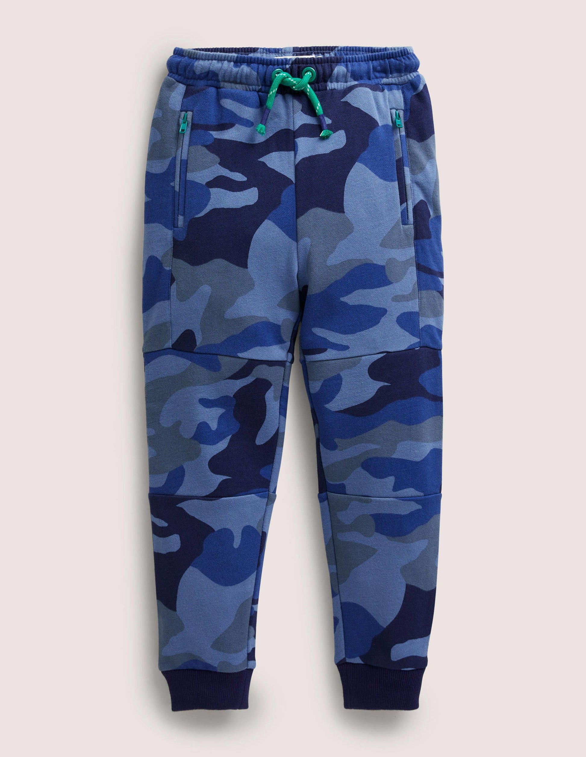 Warrior Knee Sweatpants-Blue Camo-1