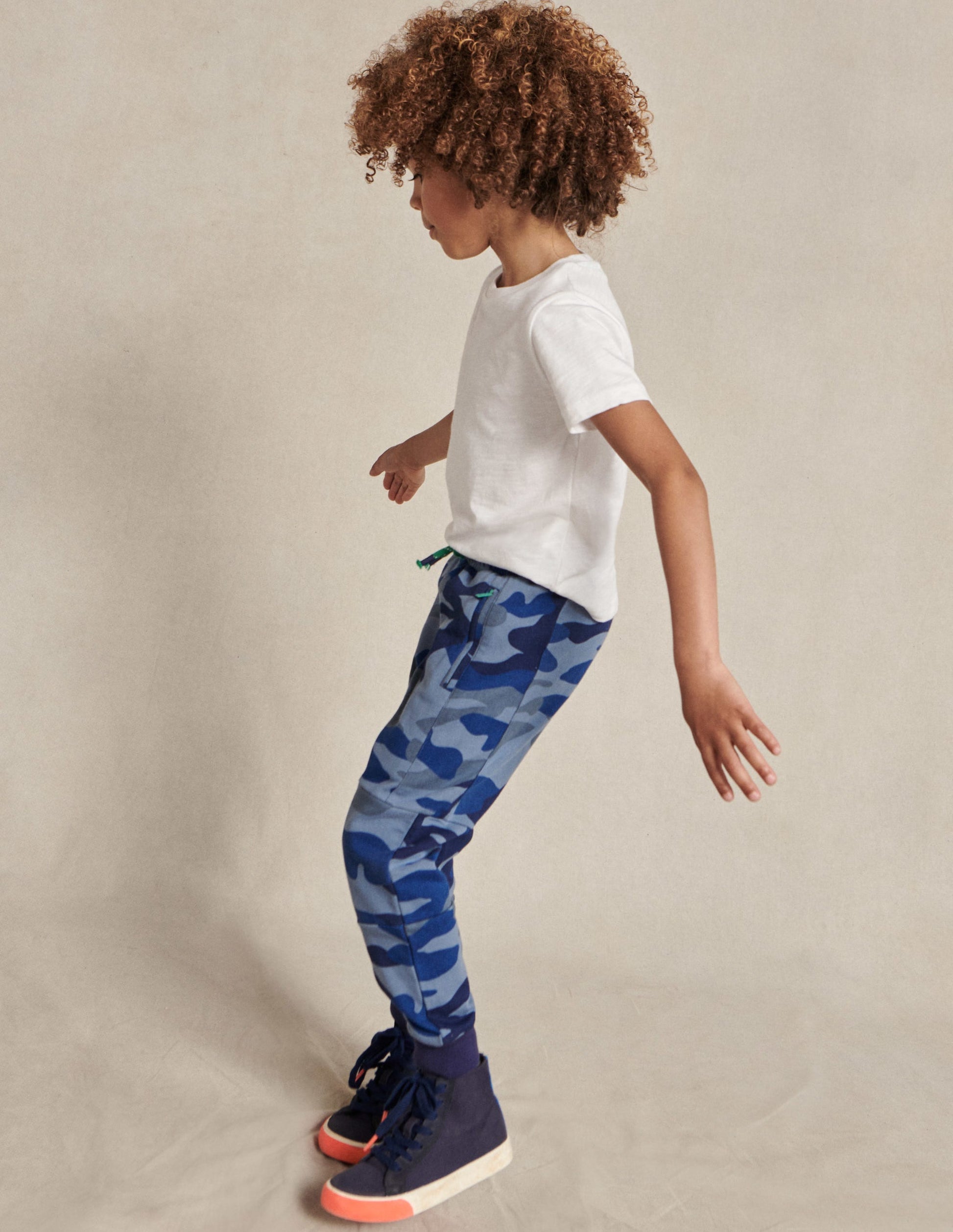 Warrior Knee Sweatpants-Blue Camo-5