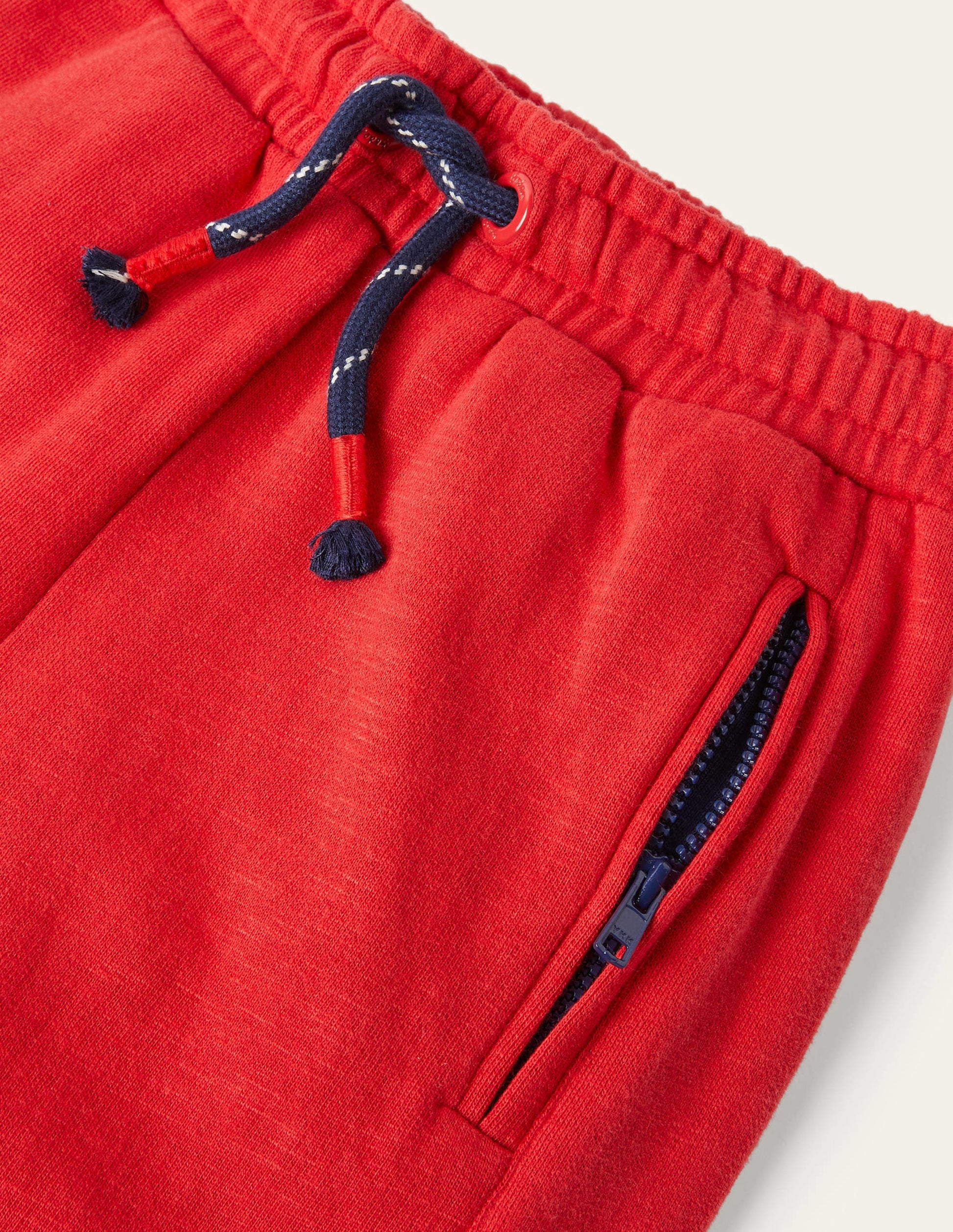 Warrior Knee Sweatpants-Fire Red-3