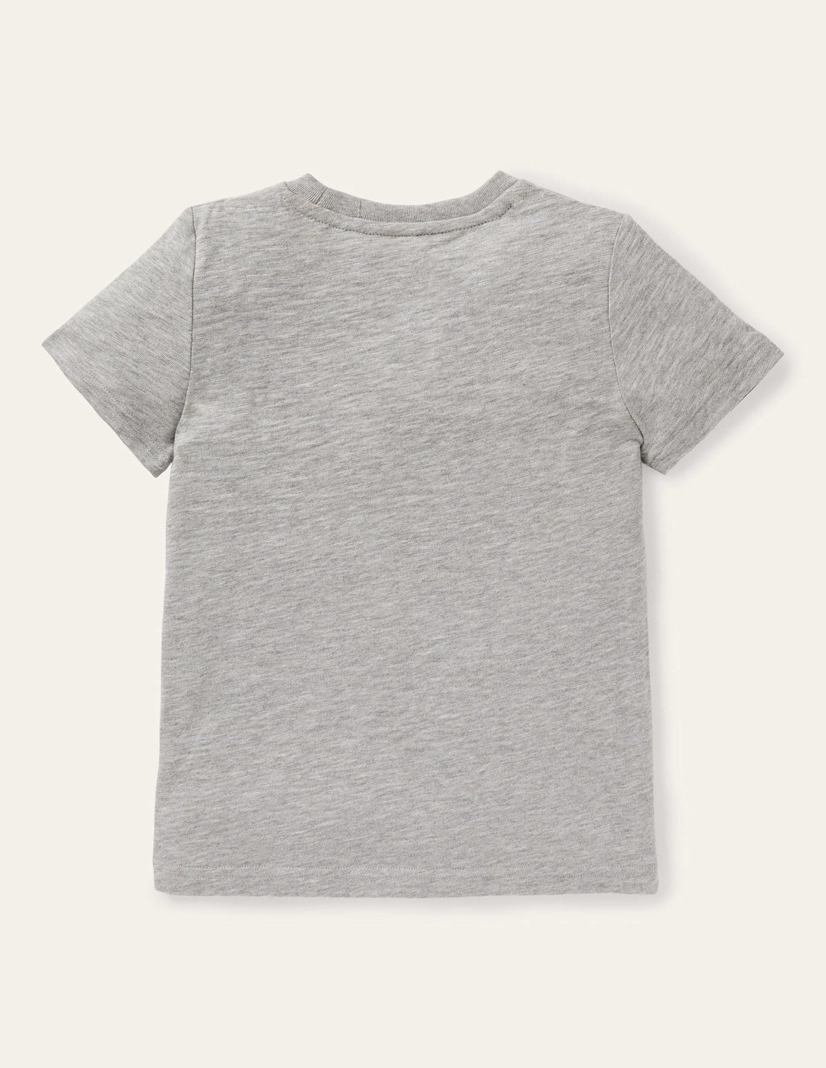 Slub Washed T-shirt-Grey Marl - Image 2
