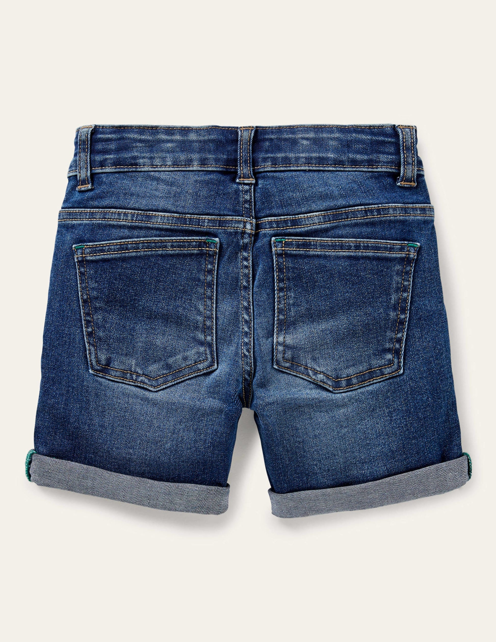 Adventure-flex Denim Shorts-Mid Vintage-2