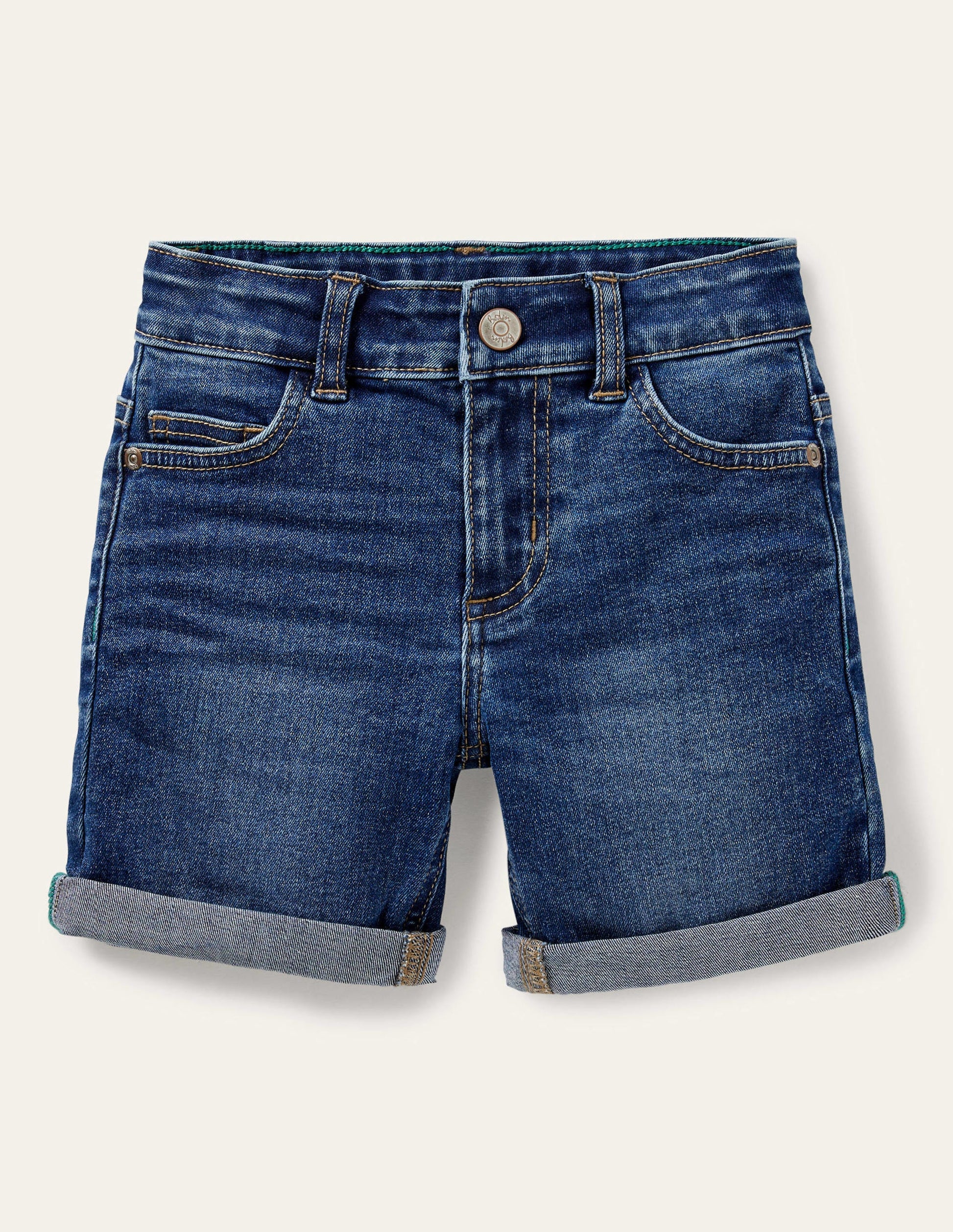 Adventure-flex Denim Shorts-Mid Vintage-1