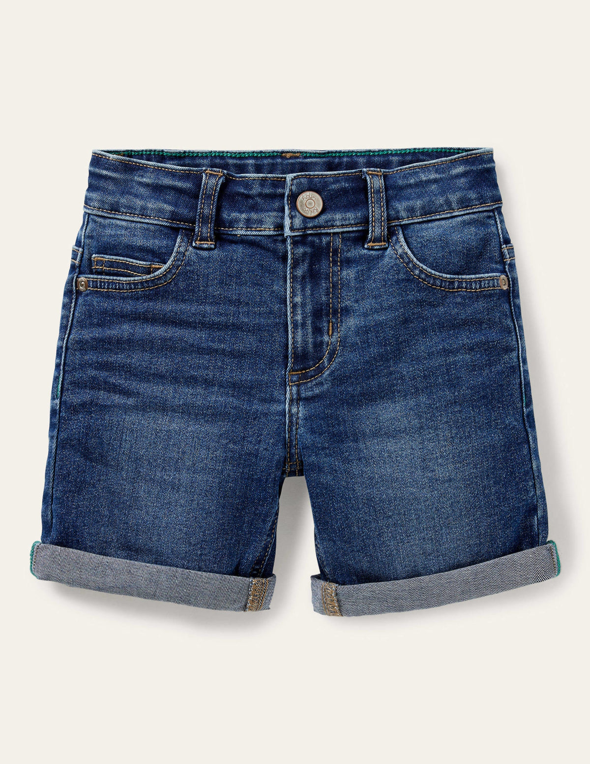 Adventure-flex Denim Shorts-Mid Vintage - Image 1