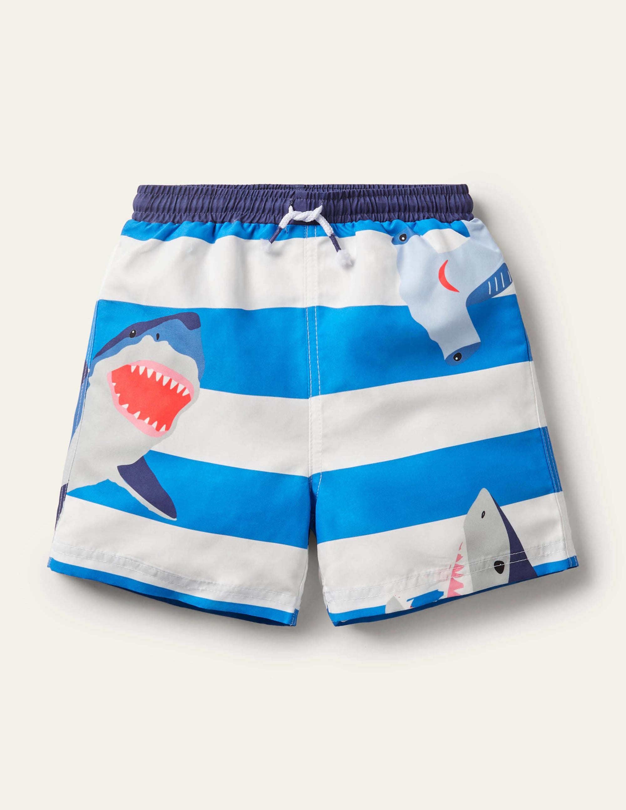 Swim Shorts-Moroccan Blue Sharks - Image 1