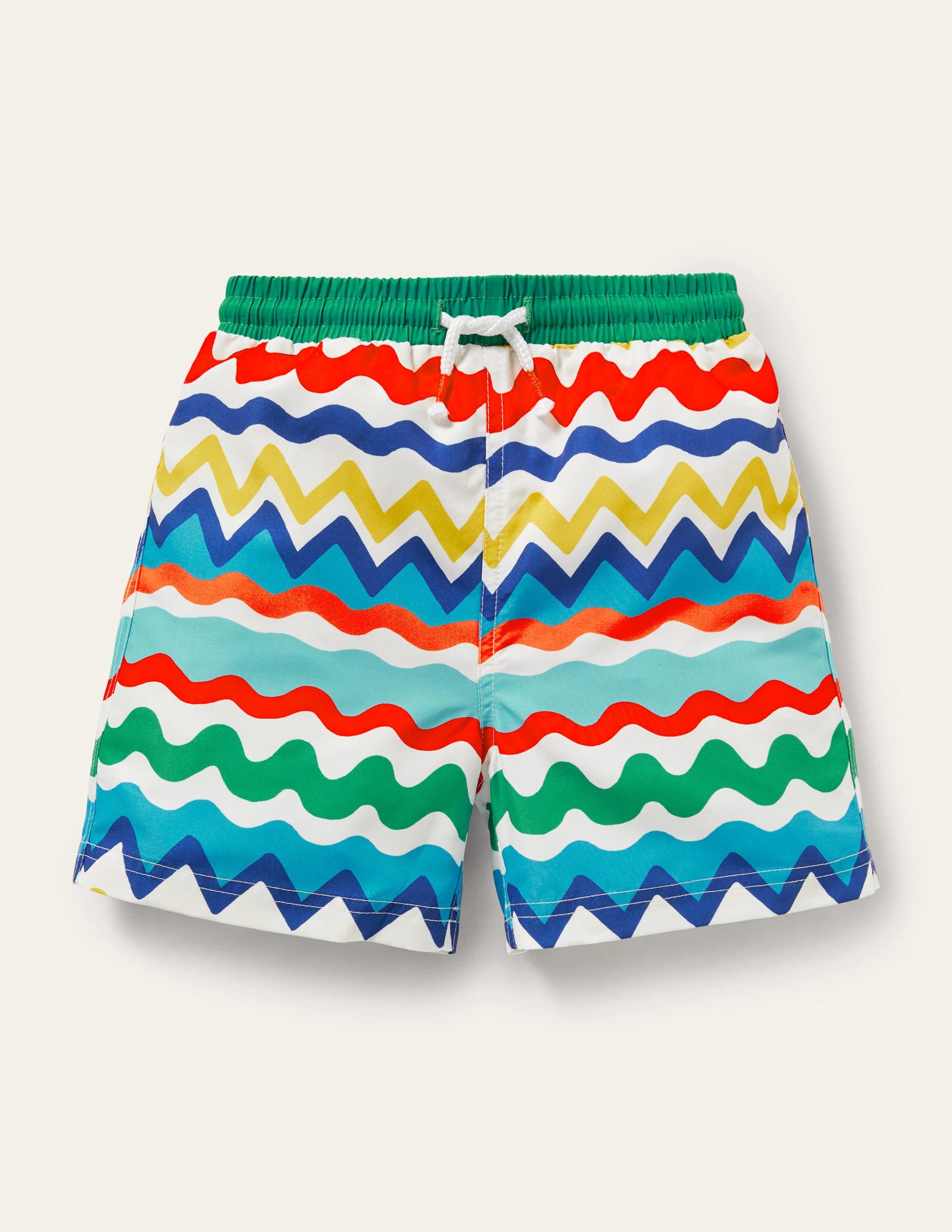 Swim Shorts-Multi Ric Rac stripe - Image 1