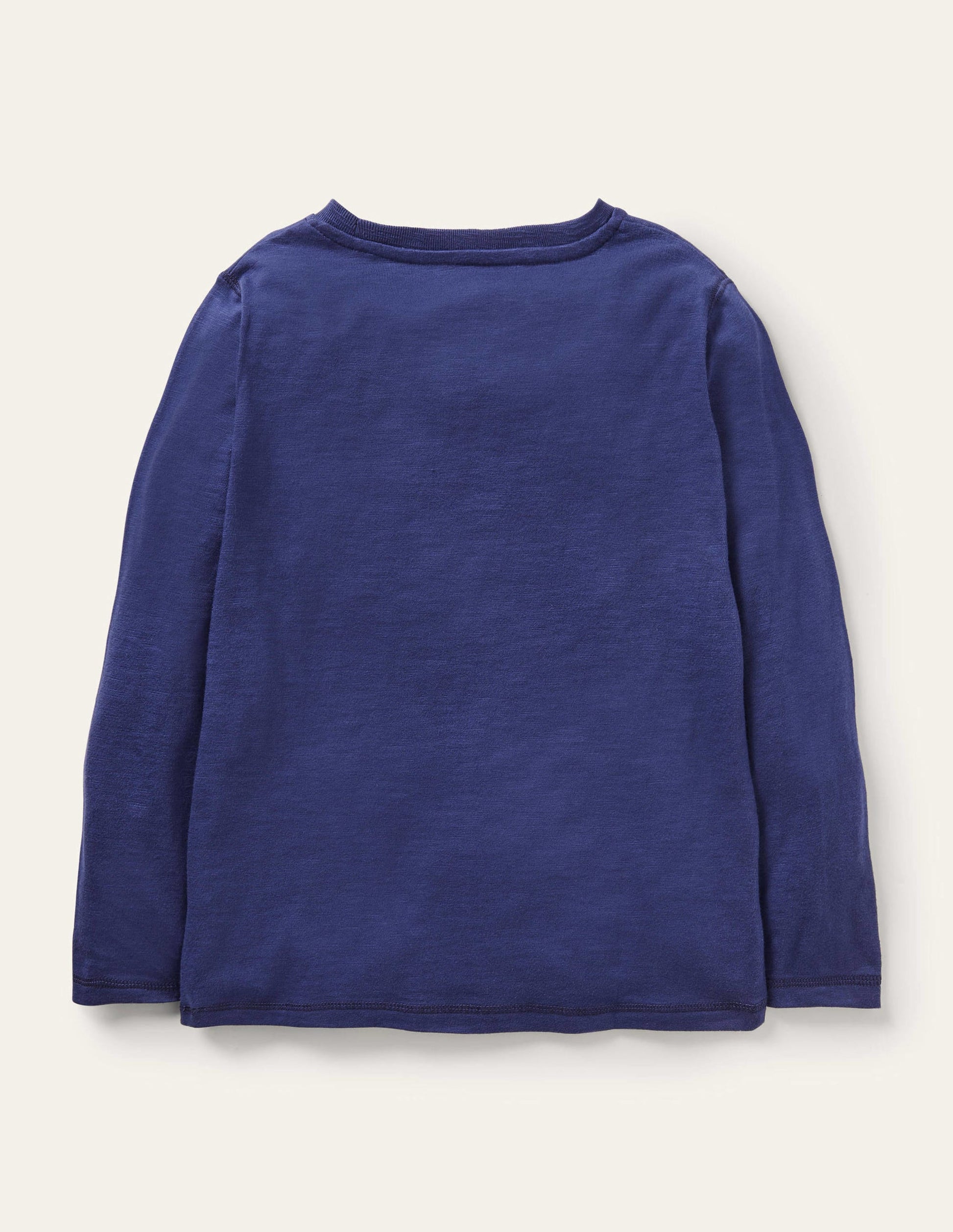 Supersoft Long-sleeved T-shirt-College Navy Marl-2