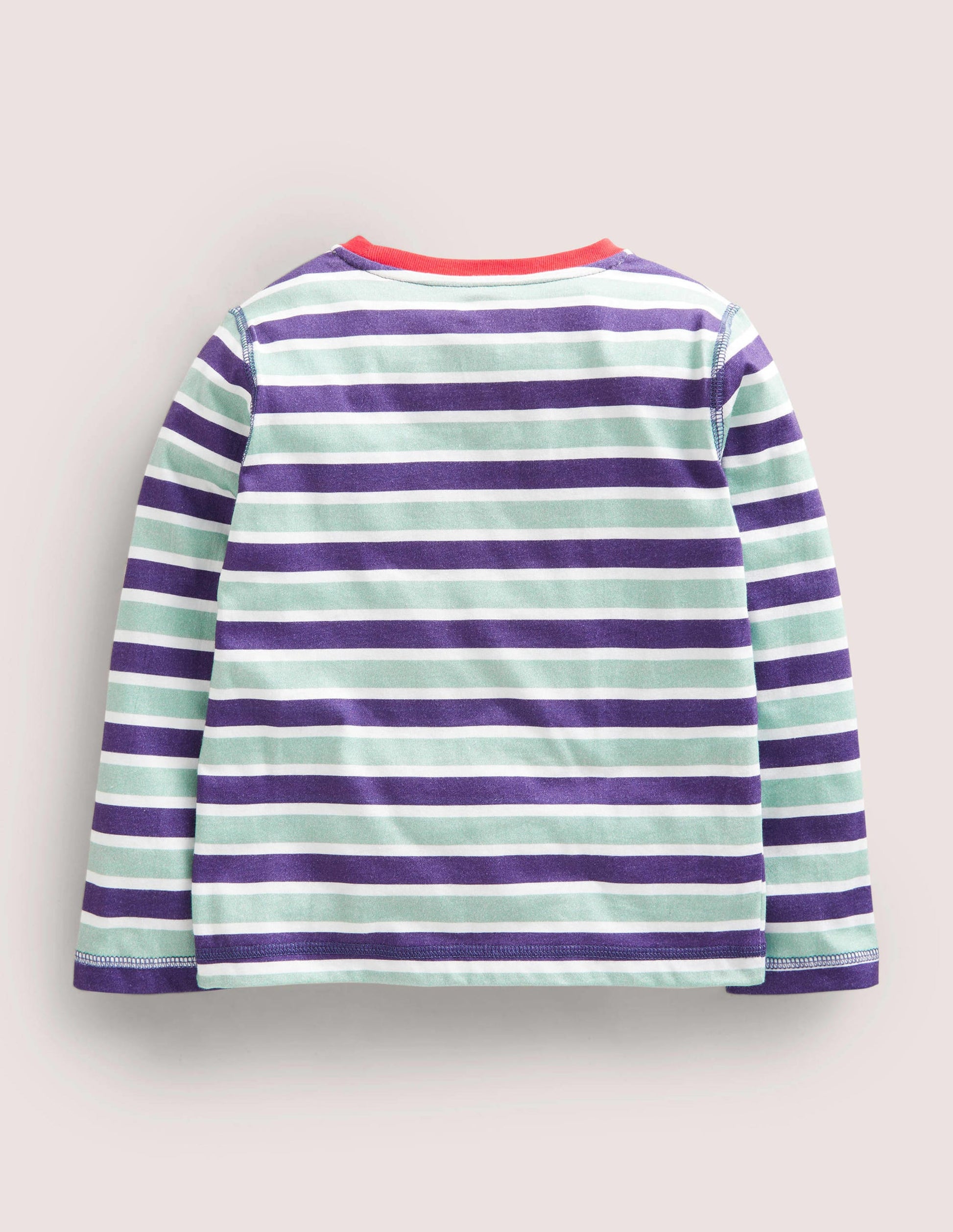 Supersoft Long-sleeved T-shirt-Starboard Blue/Green-2