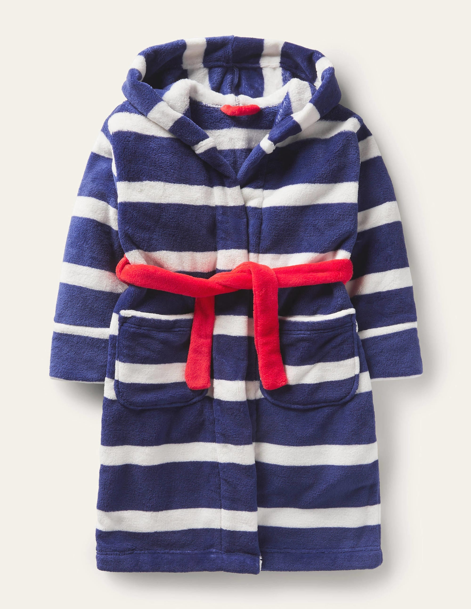 Cosy Dressing Gown-Starboard Blue/Ivory - Image 1
