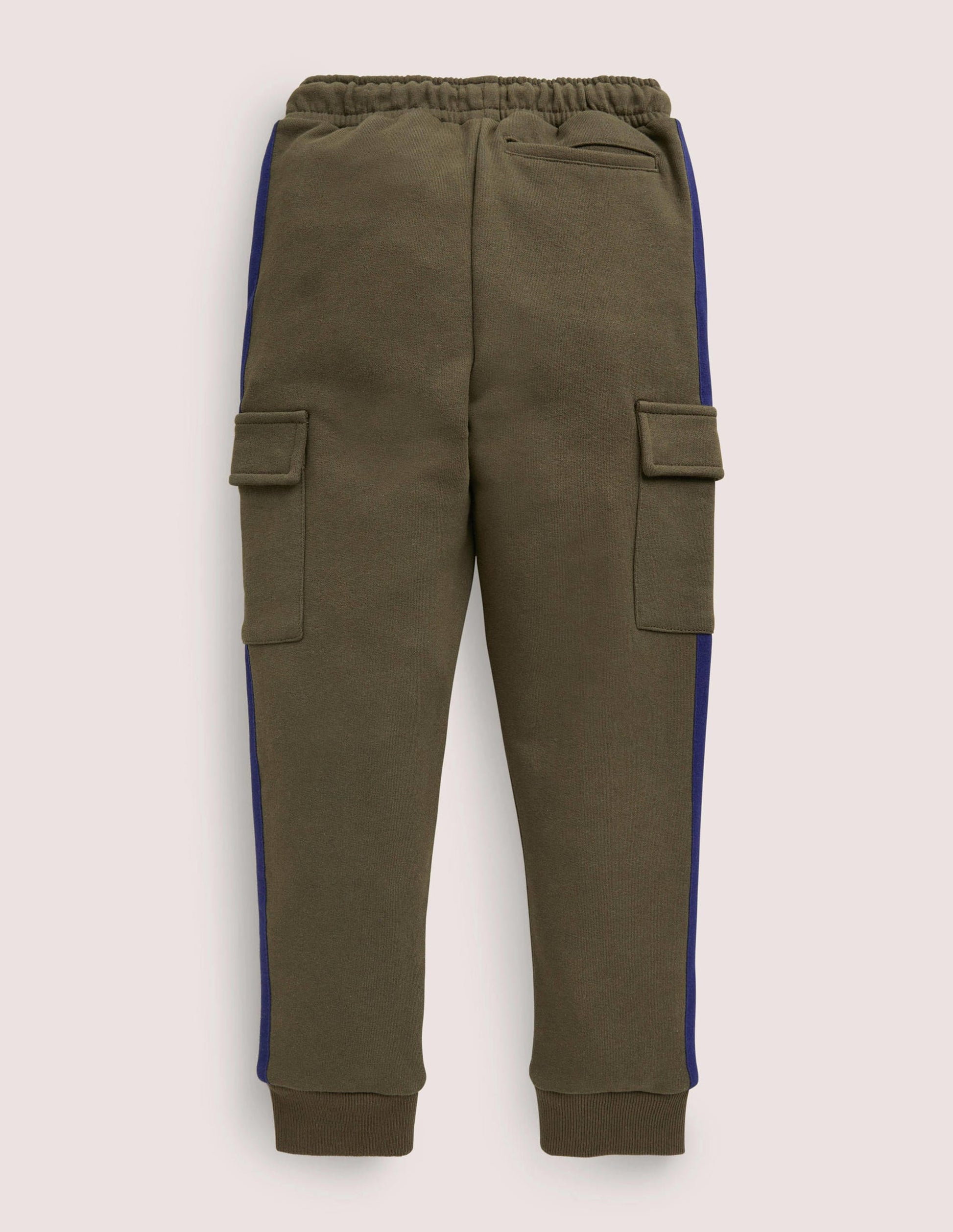 Jersey Cargo Jogger-Classic Khaki/ College Navy-2
