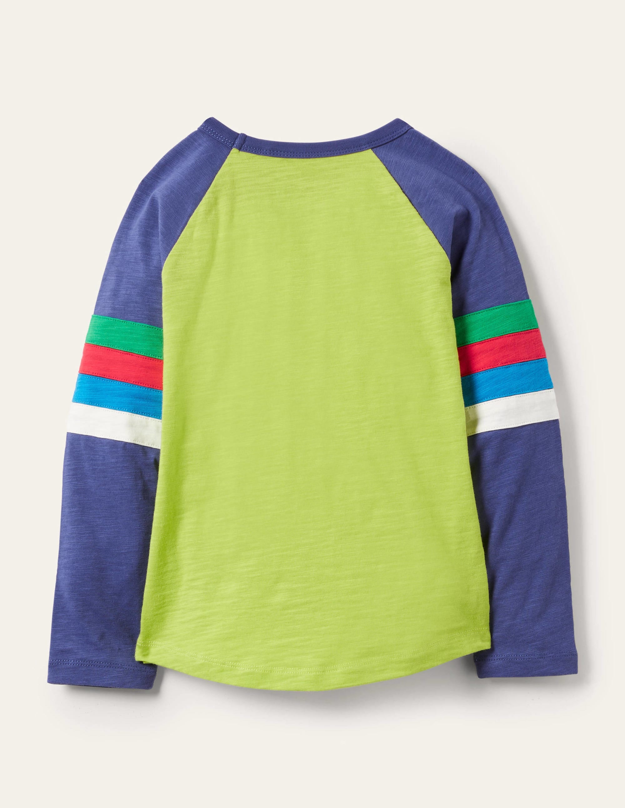 Raglan T-Shirt-Maximillion Yellow/Blue - Image 2