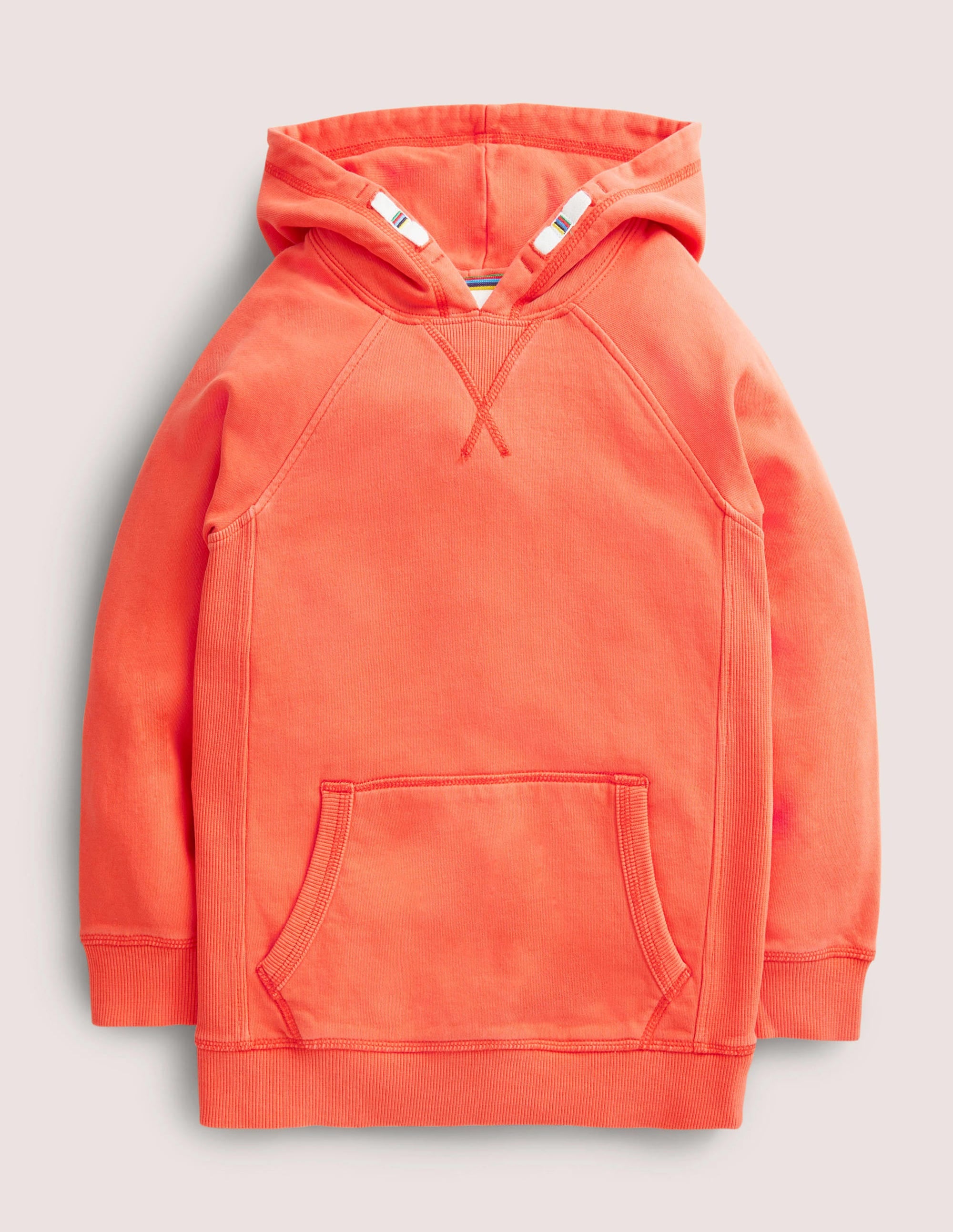 Garment Dye Hoodie-Mandarin Orange - Image 1