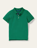 Piqué Polo Shirt-Forest Green