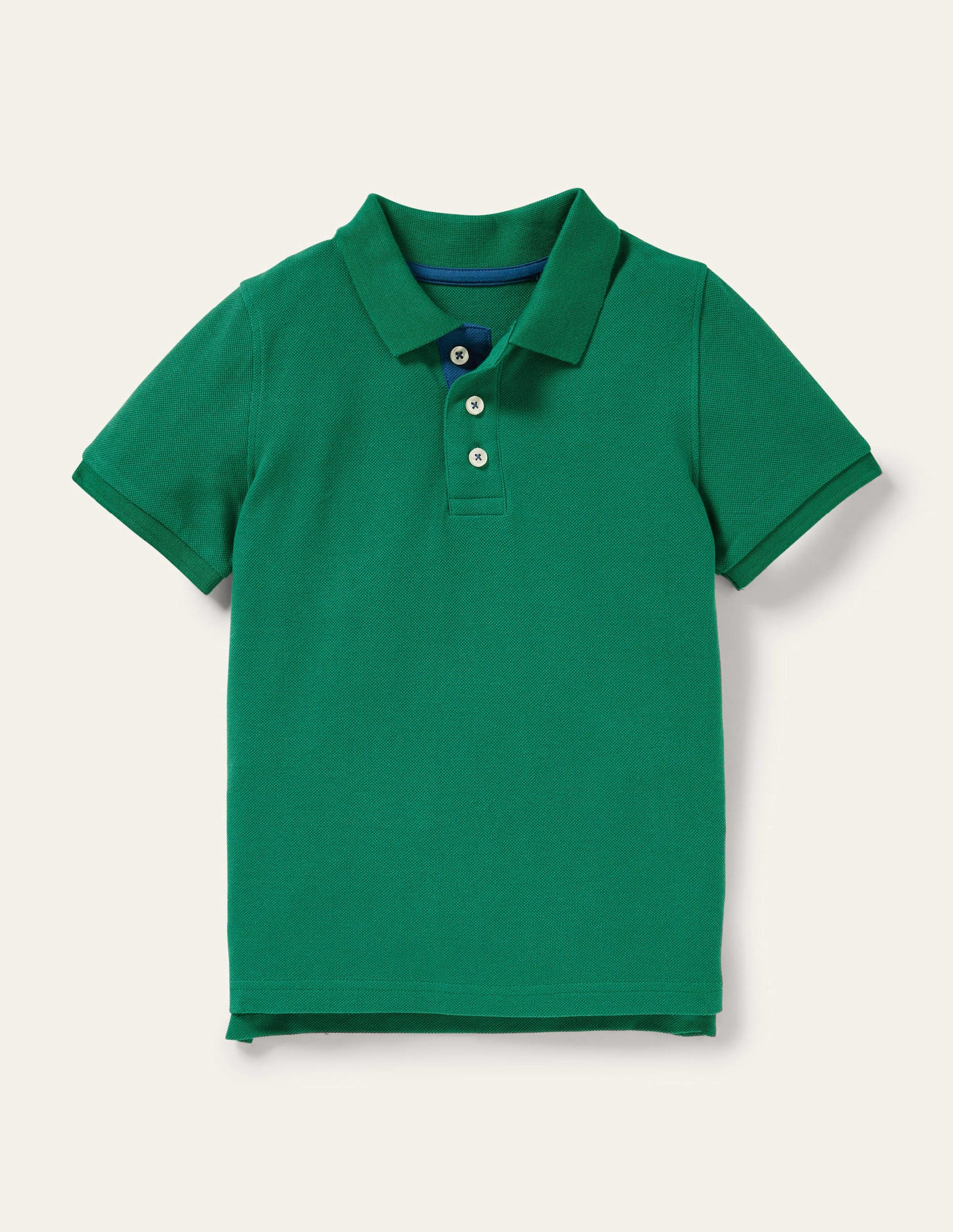 Piqué Polo Shirt-Forest Green-1