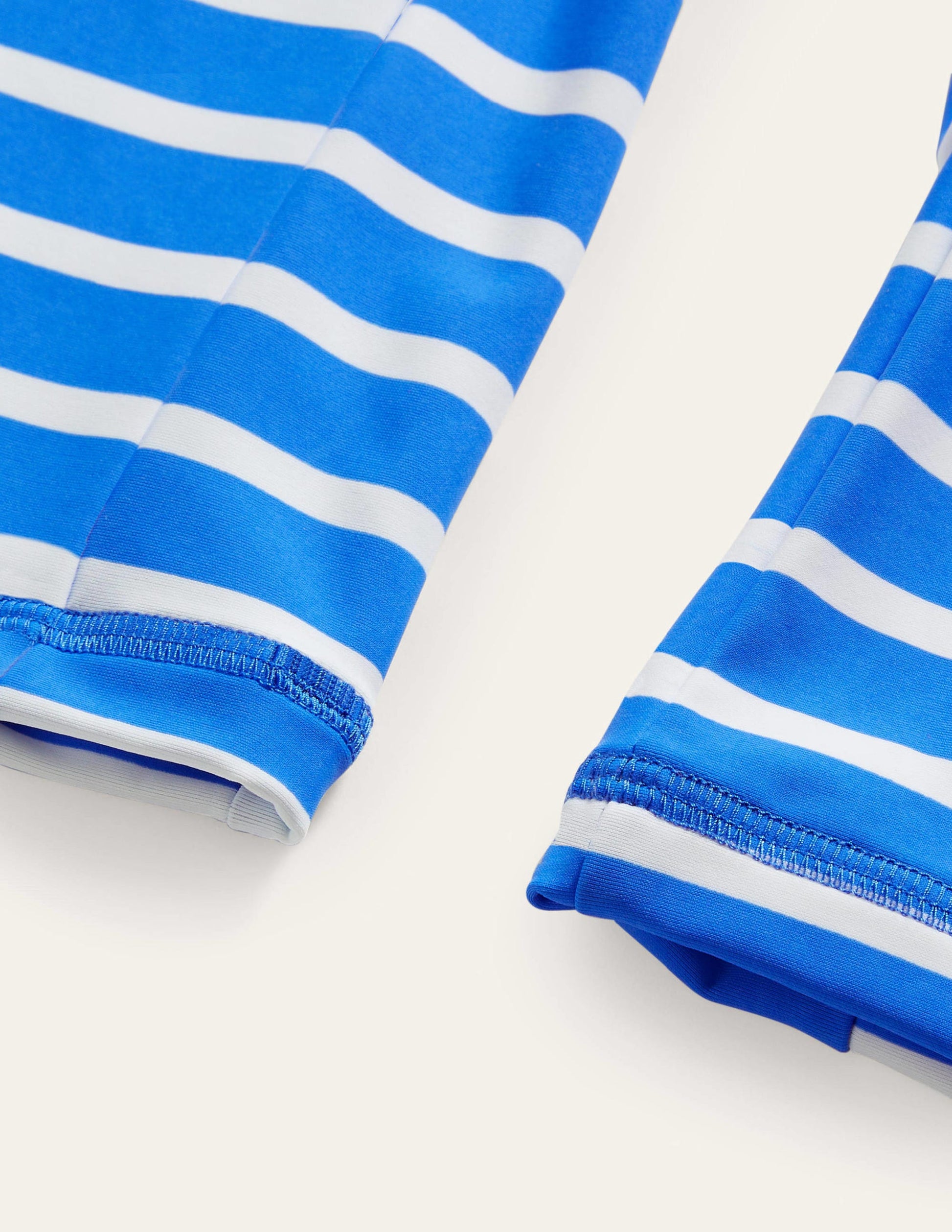 Sun-Safe Swim Shorts-Pool Blue/White-3