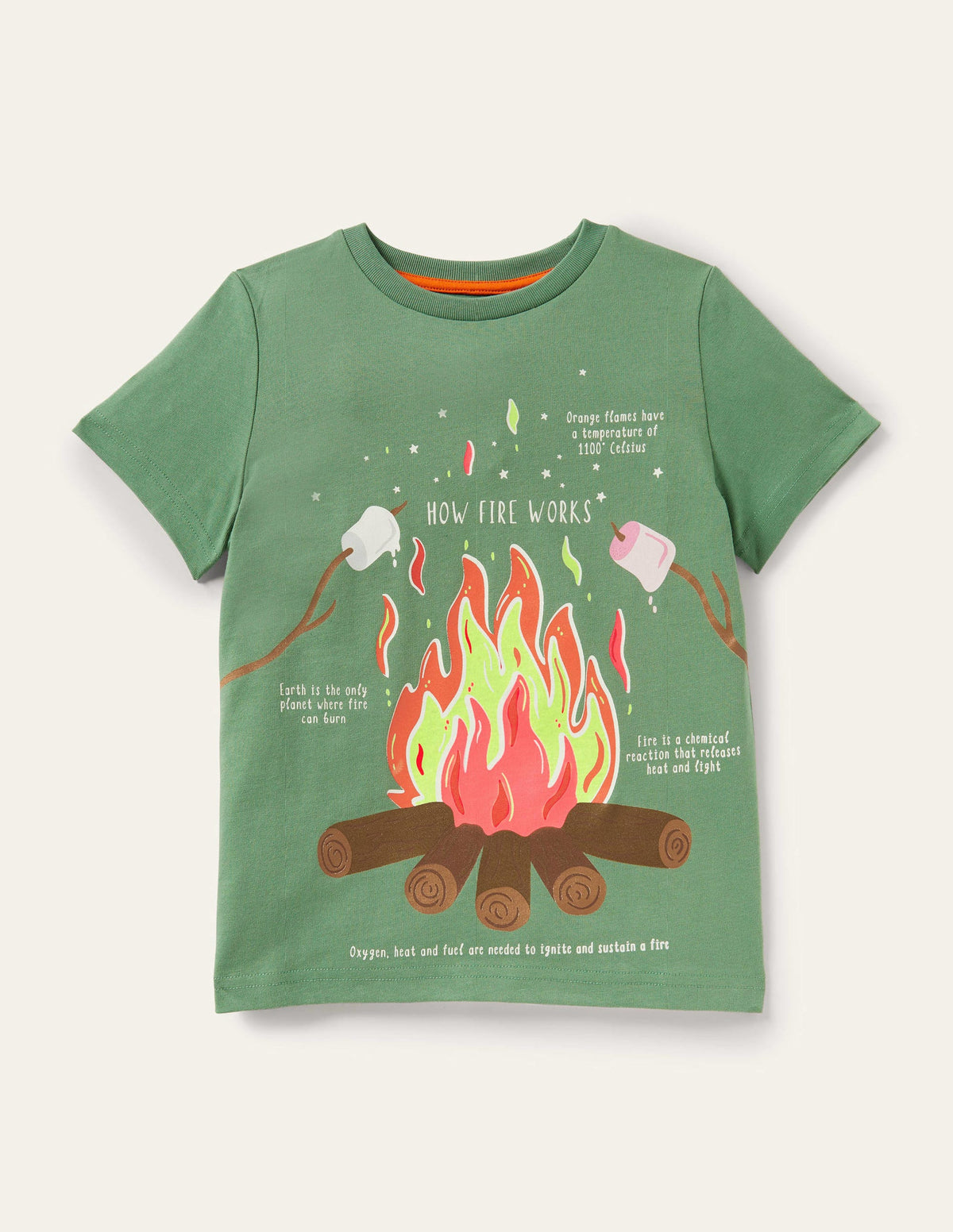 Glow-in-the-dark T-Shirt-Rosemary Campfire-1