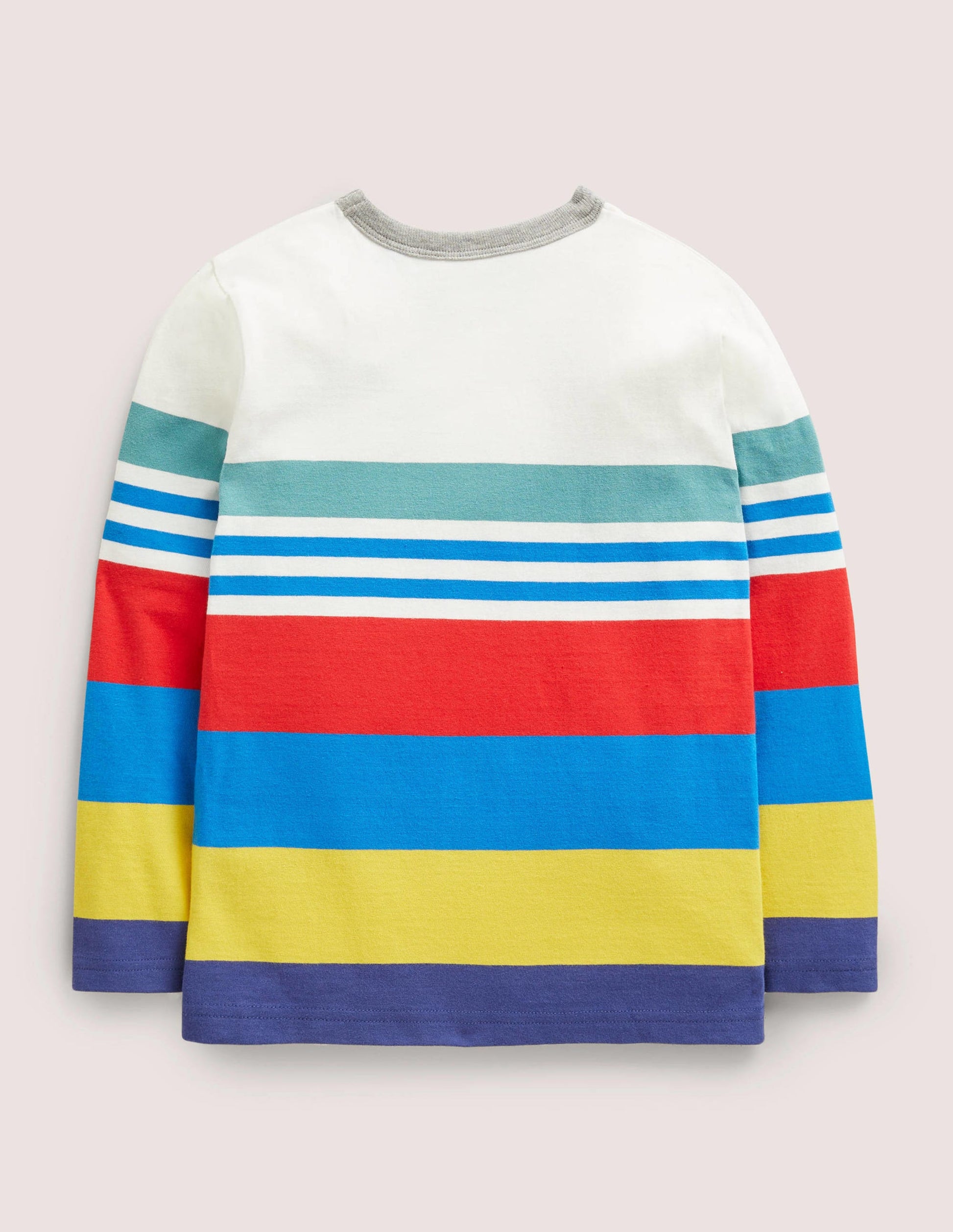 Fun Breton T-shirt-Multi Wide Stripe-2