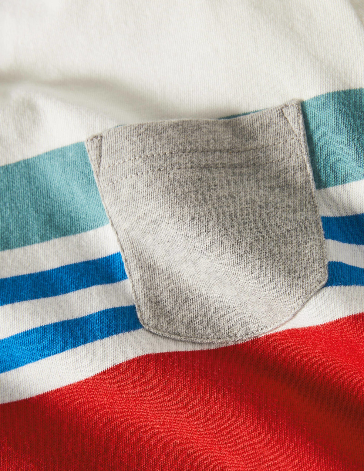 Fun Breton T-shirt-Multi Wide Stripe - Image 3