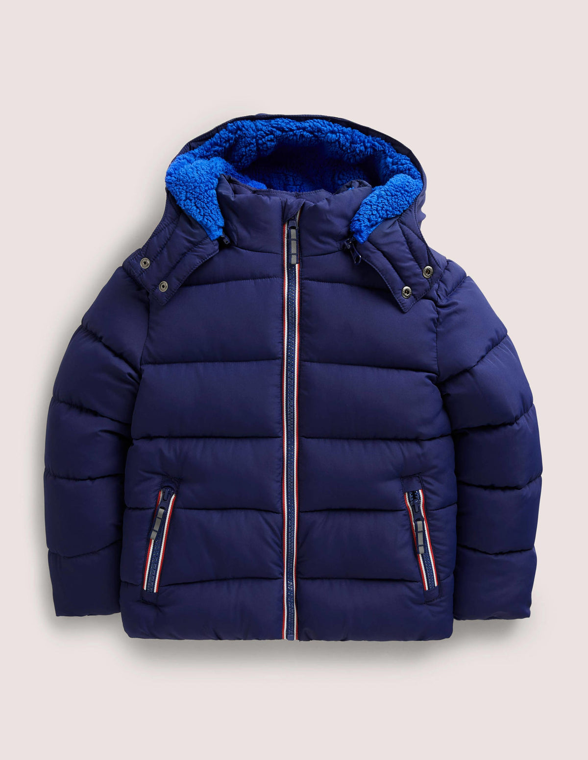 Shower-Resistant Padded Jacket-College Navy - Image 1