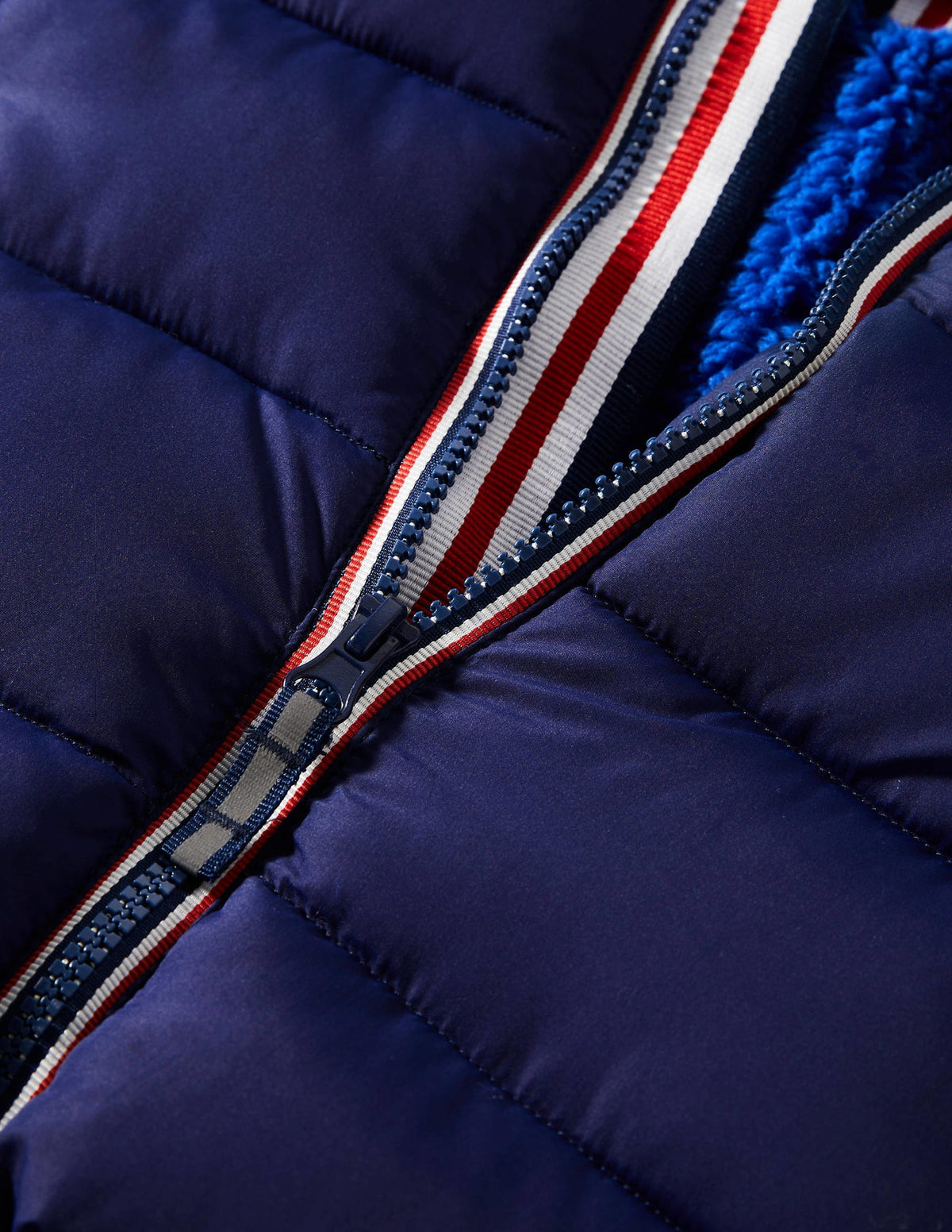 Shower-Resistant Padded Jacket-College Navy - Image 3