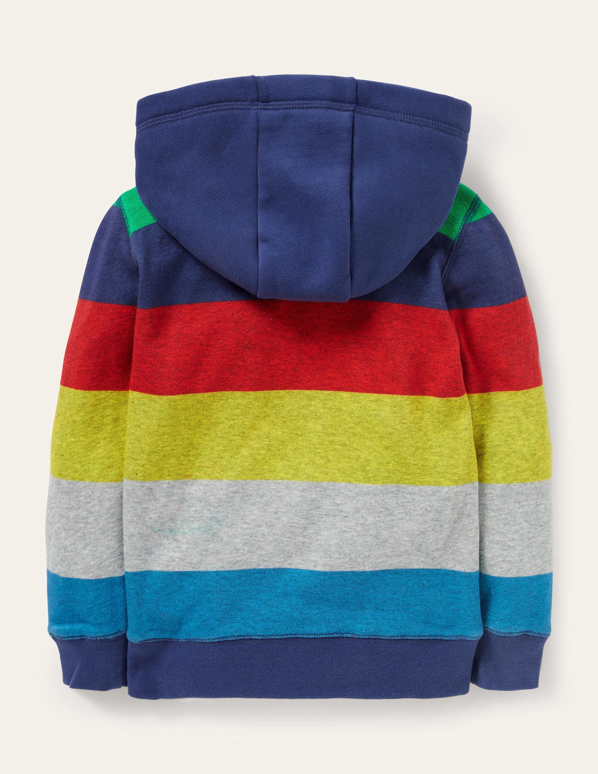 Rainbow Stripe Hoodie-Multi Rainbow-2