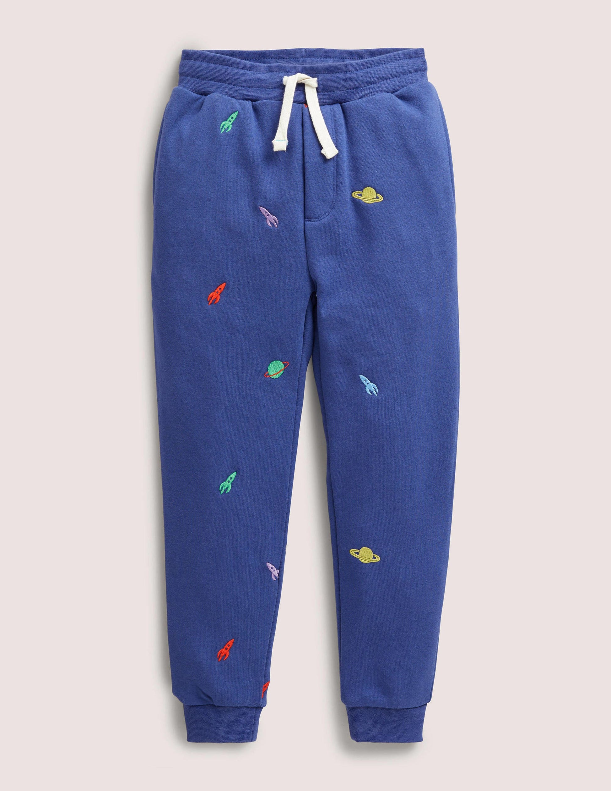 Embroidered Space Jogger-Indigo Space-1