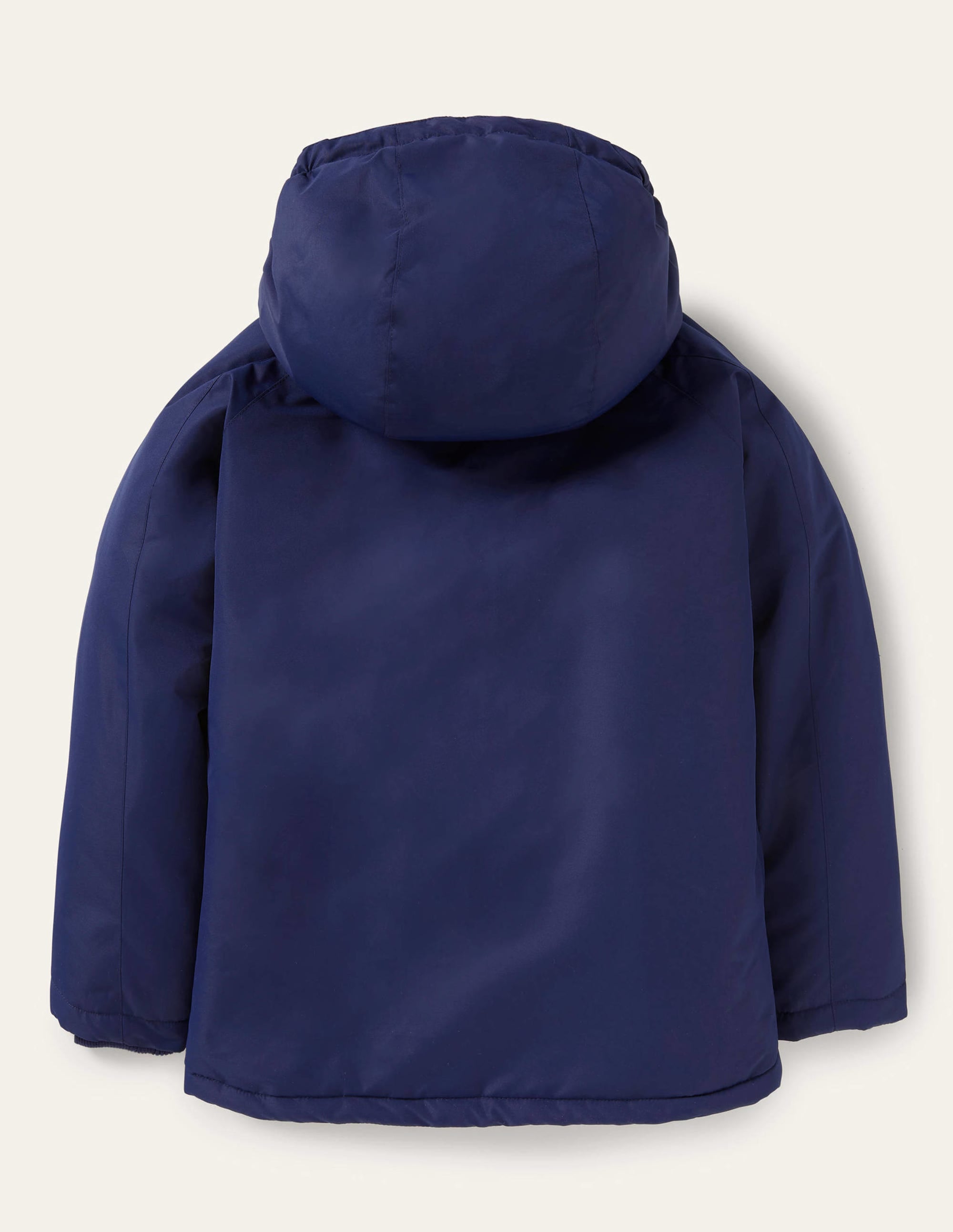 Navy Sherpa-lined Anorak-College Navy - Image 2