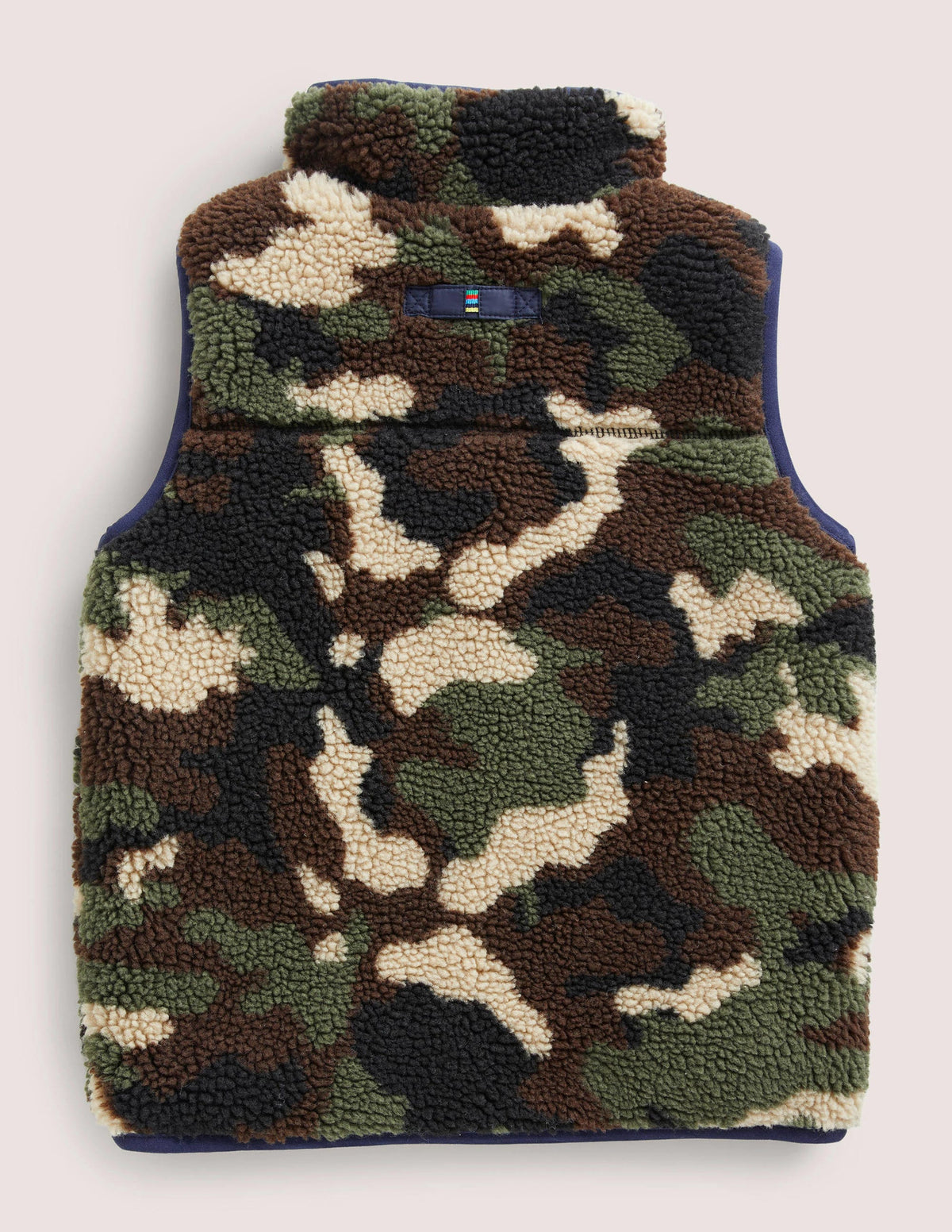 Reversible Navy/Camo Borg Gilet-College Navy/Camo Borg - Image 2