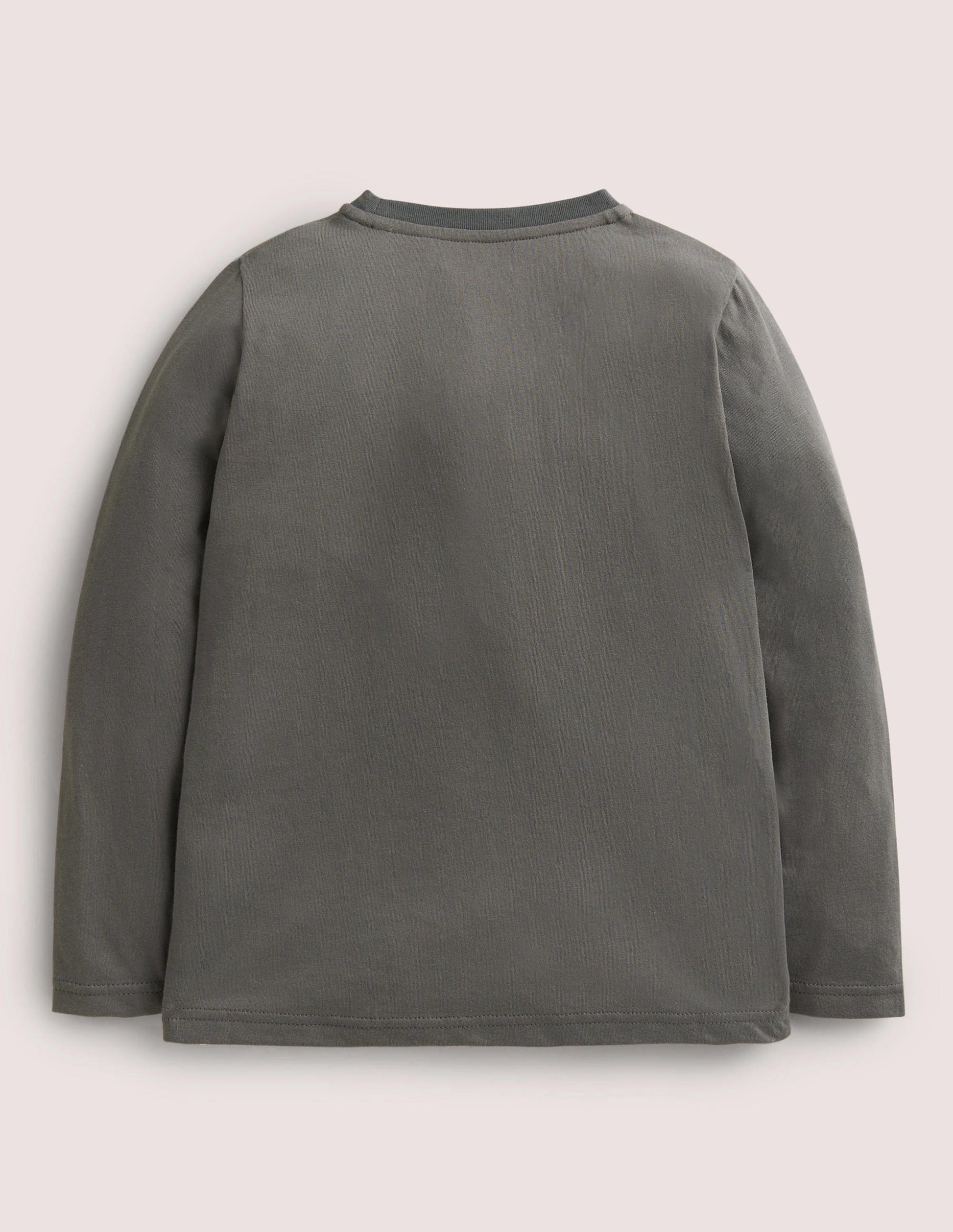 Lift-the-Flap Appliqué T-shirt-Smoke Grey Car-2