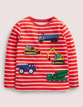 Appliqué Breton-Strawberry Tart Red Trucks