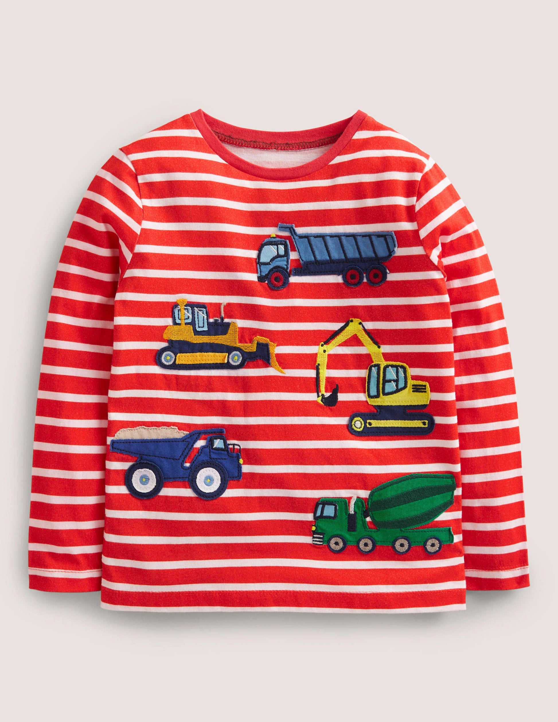 Appliqué Breton-Strawberry Tart Red Trucks-1