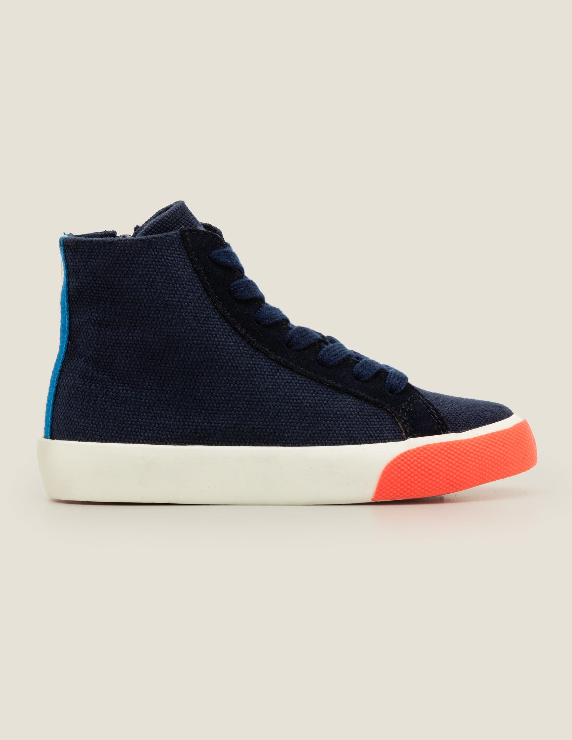 Contrast Canvas High Tops-Navy Blue-2