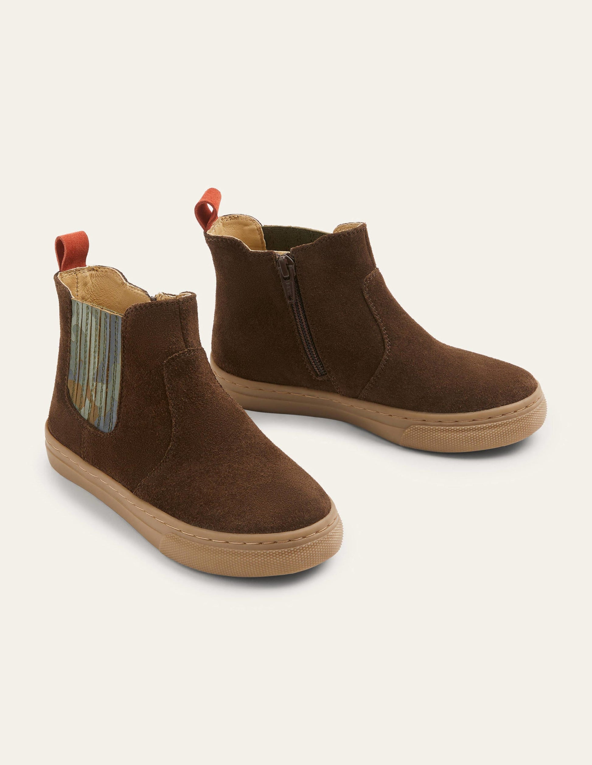 Suede Boots-Brown-2