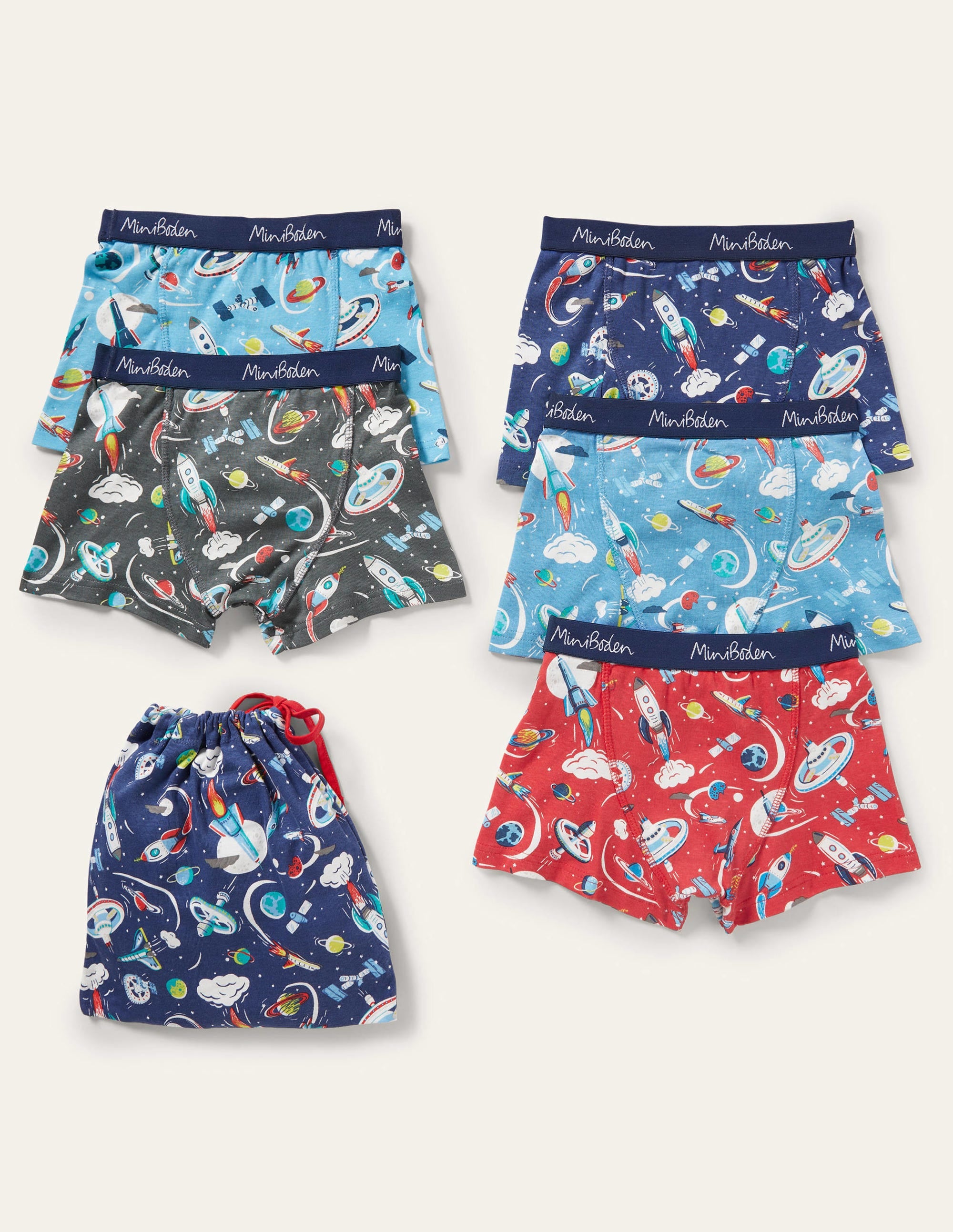 Boxers 5 Pack-Multi Space - Image 1