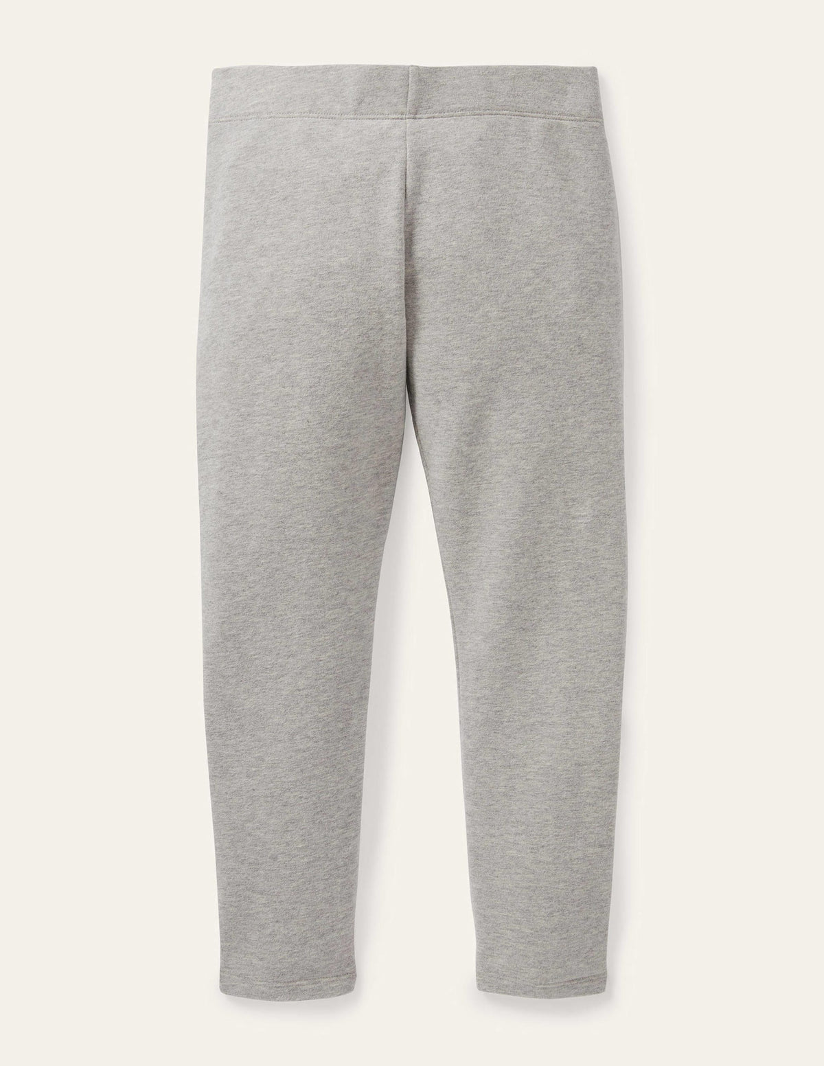 Plain Cosy Leggings-Grey Marl - Image 1